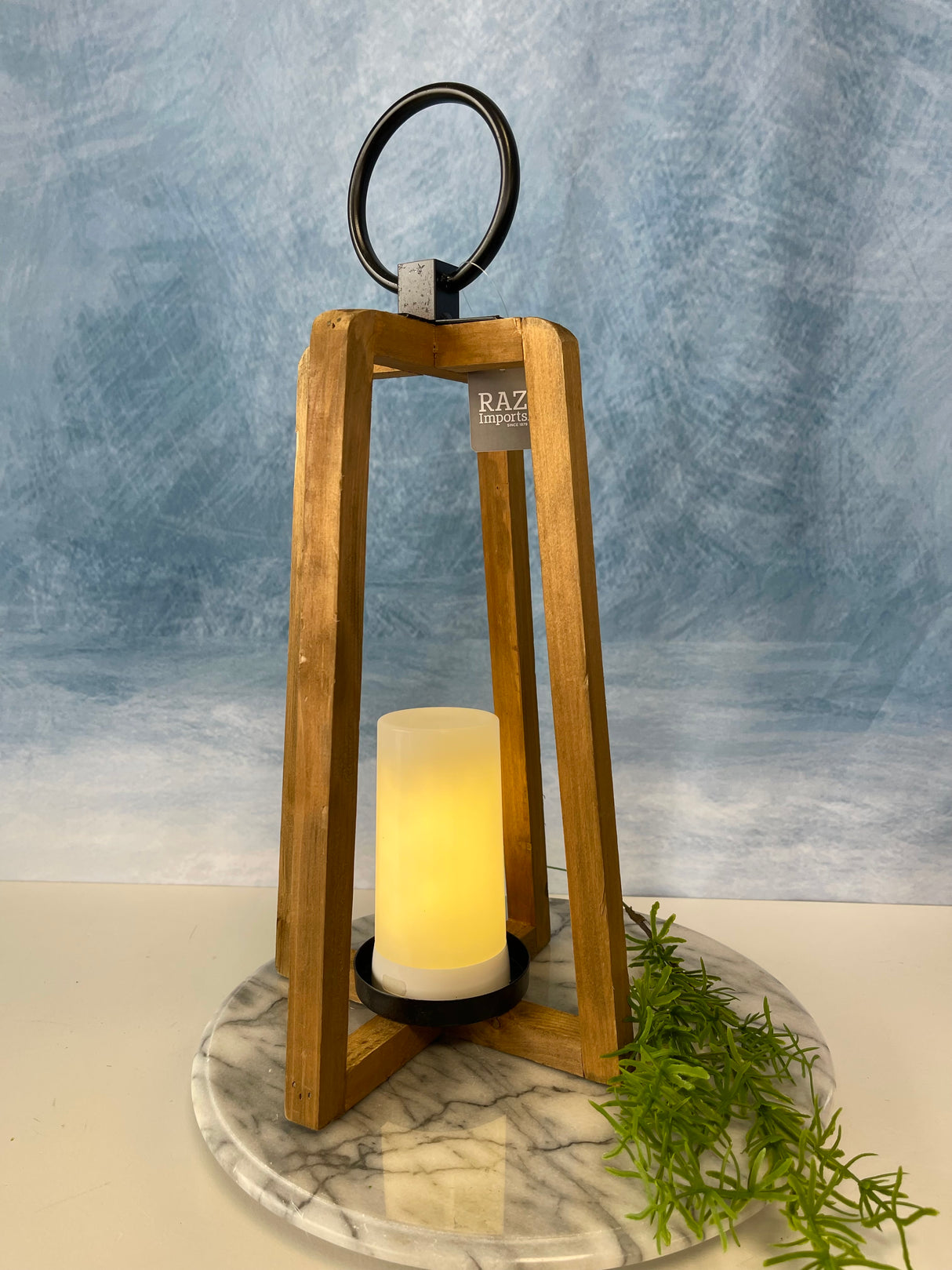 LED Fia Flame Candle - White