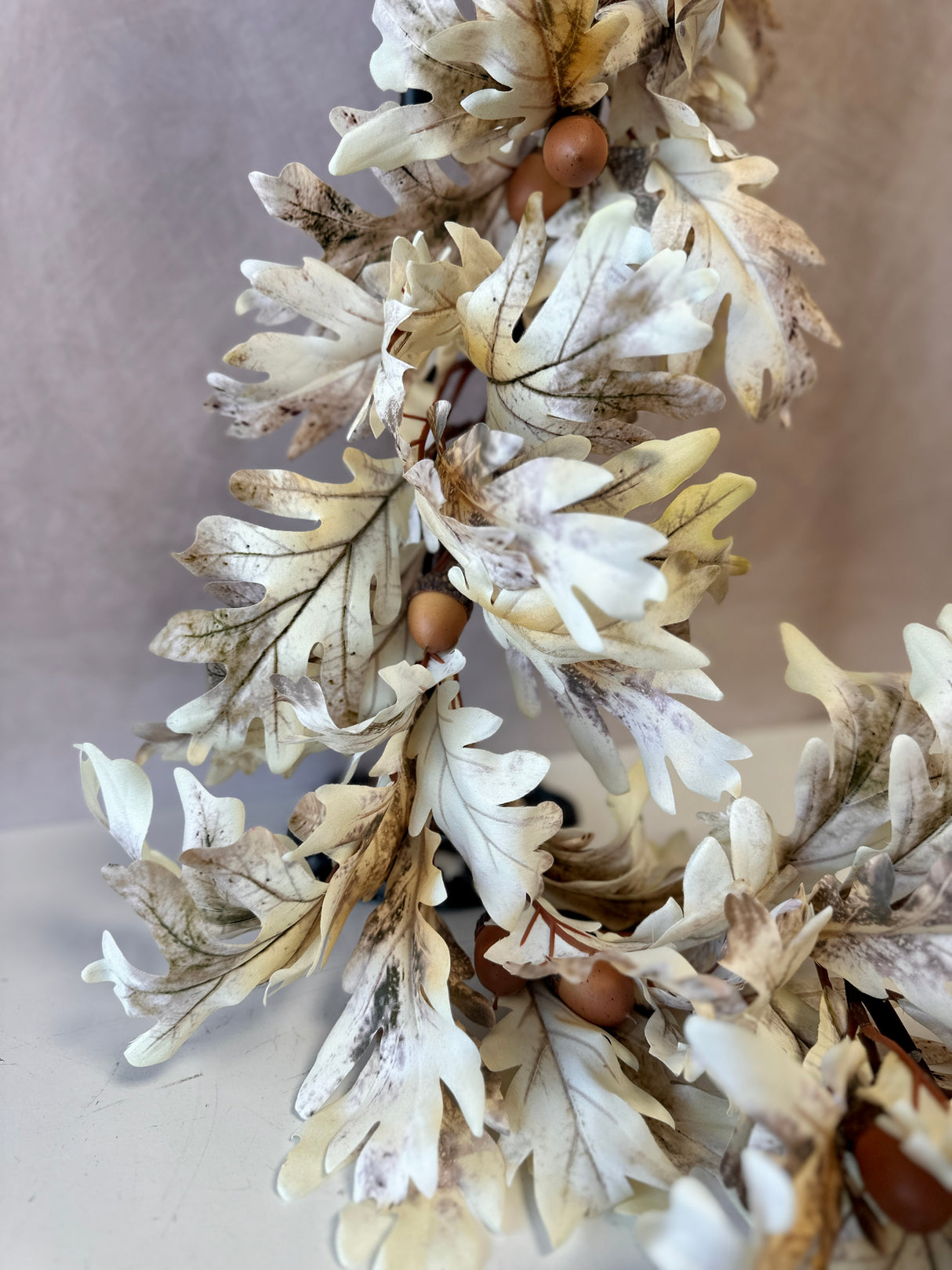 48" Acorn Oak Leaf Garland