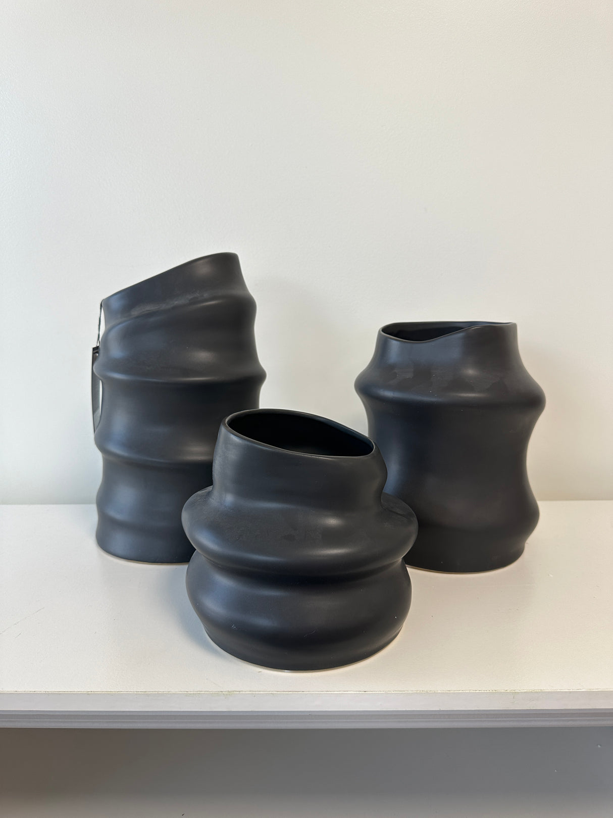 Merritt Irregular Cylindrical Vases Set