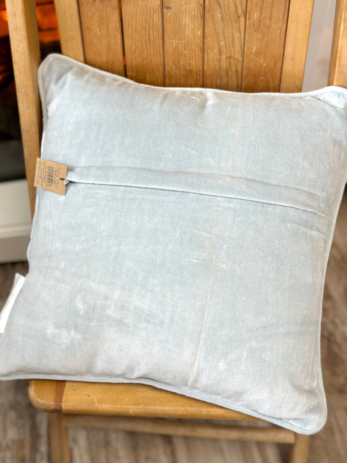 Oh Holy Night Linen & Velvet Pillow