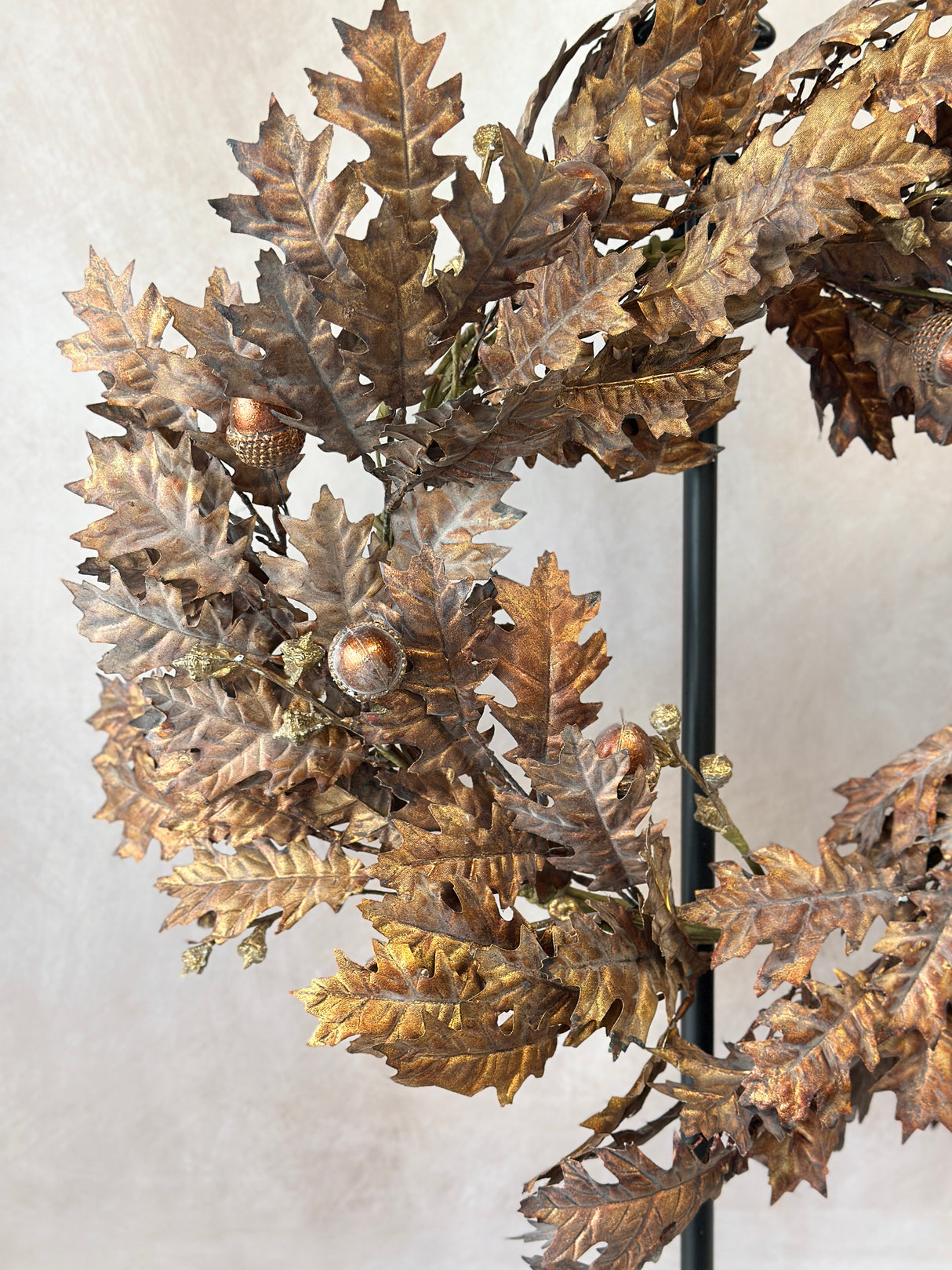 24" Acorn Oak Leaf Wreath