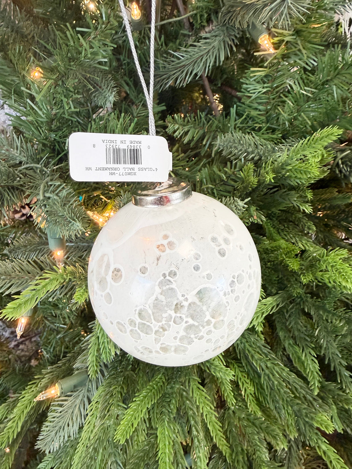 December Delights Glass Ornament