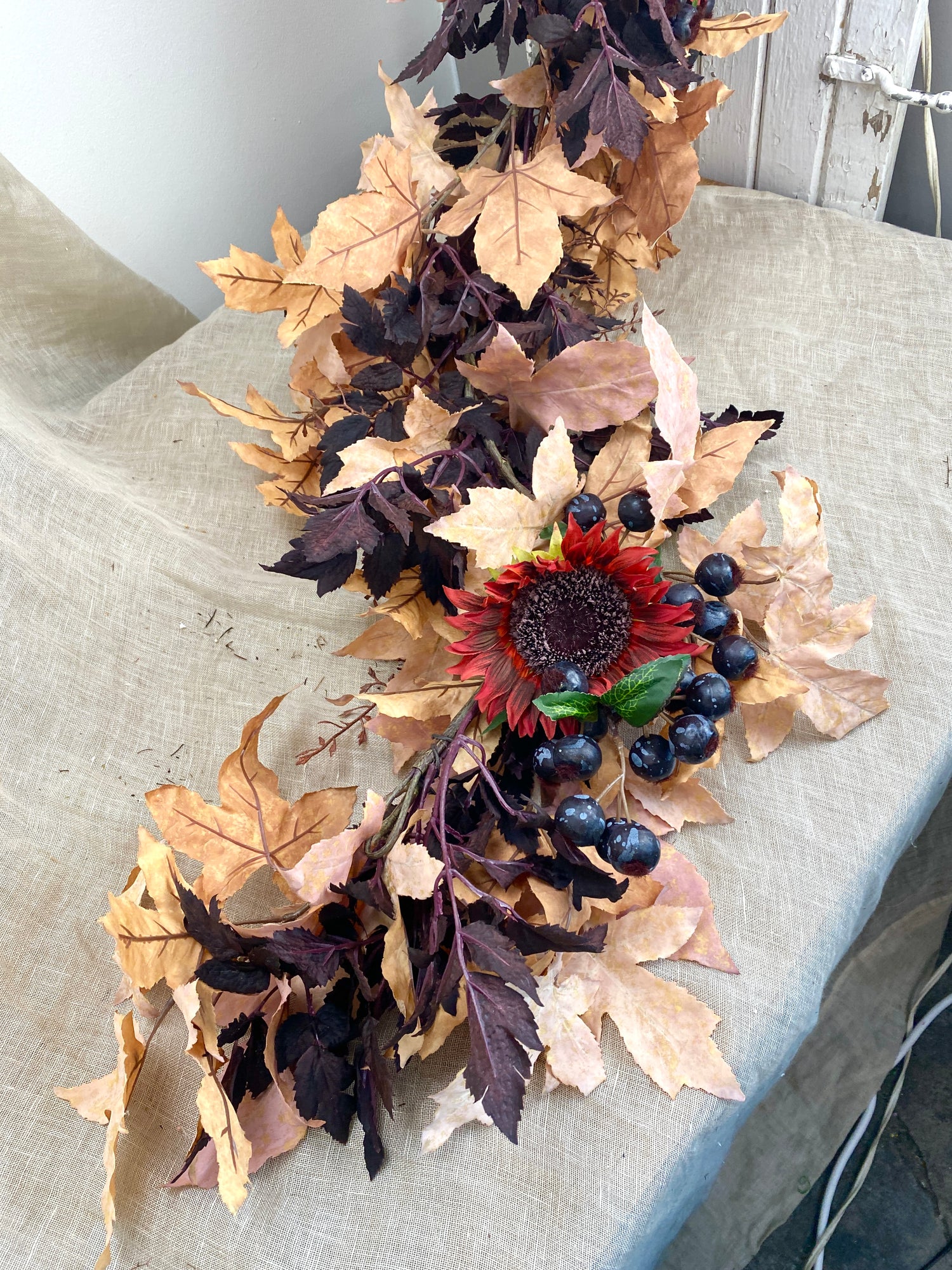68" Autumn Darkness Garland