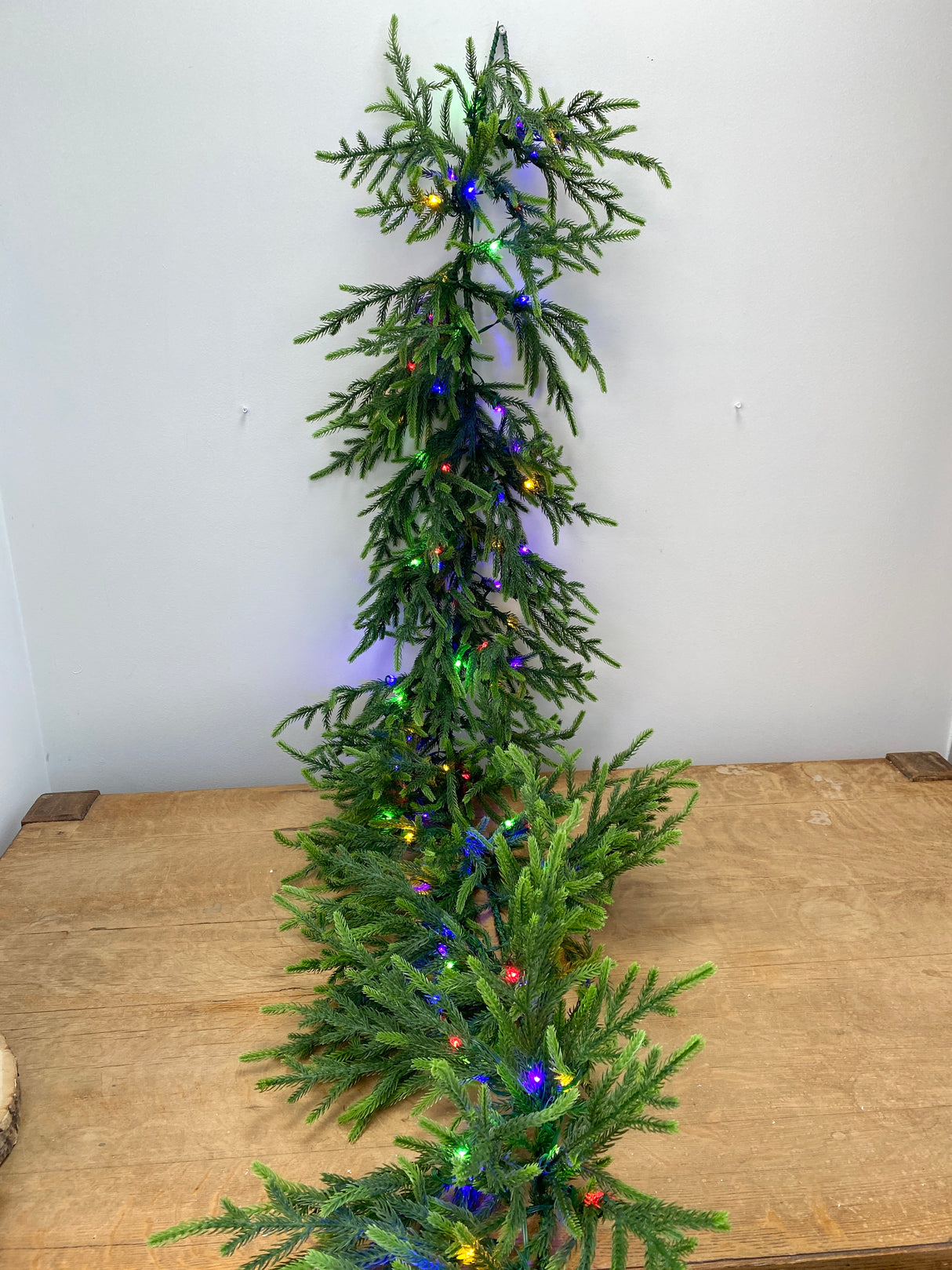 6' Green Oversized Norfolk Lighted Garland