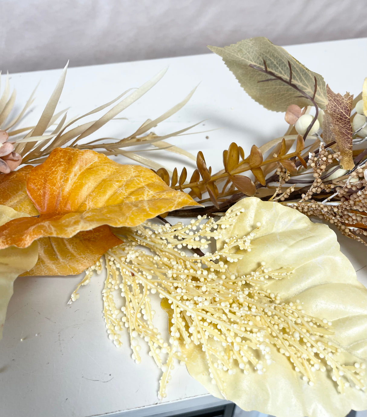 6' Mixed Rustling Leaves Garland