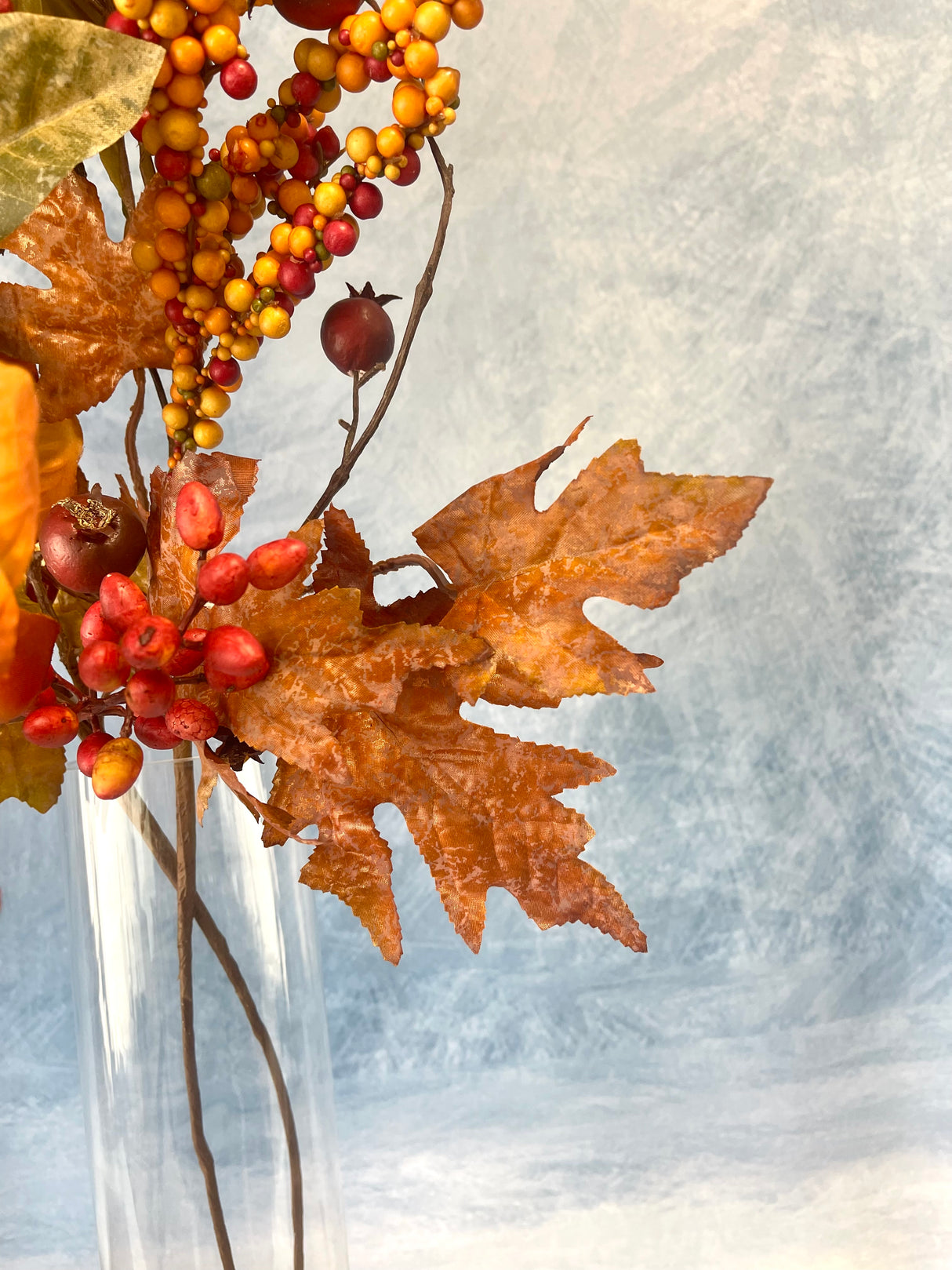 Leaf Pile Mixed Crabapple Spray