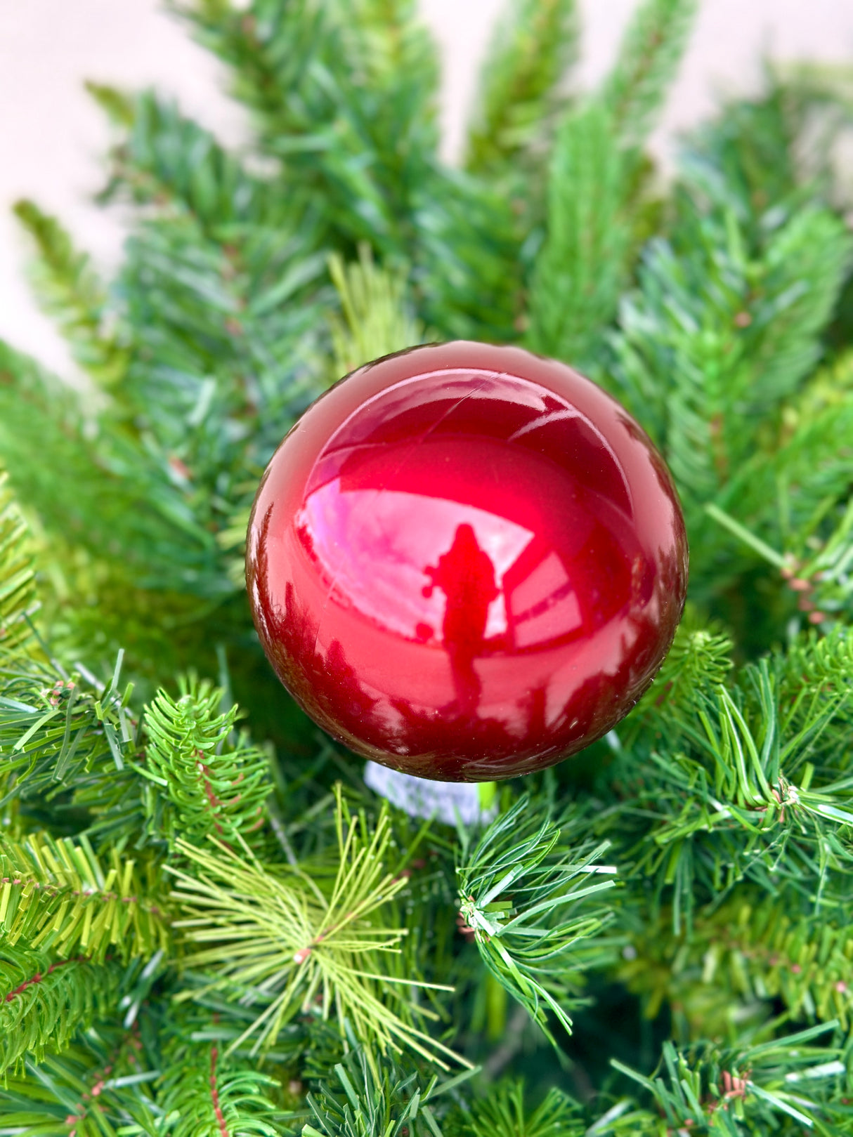 Burgundy Pearl Ornament Stake