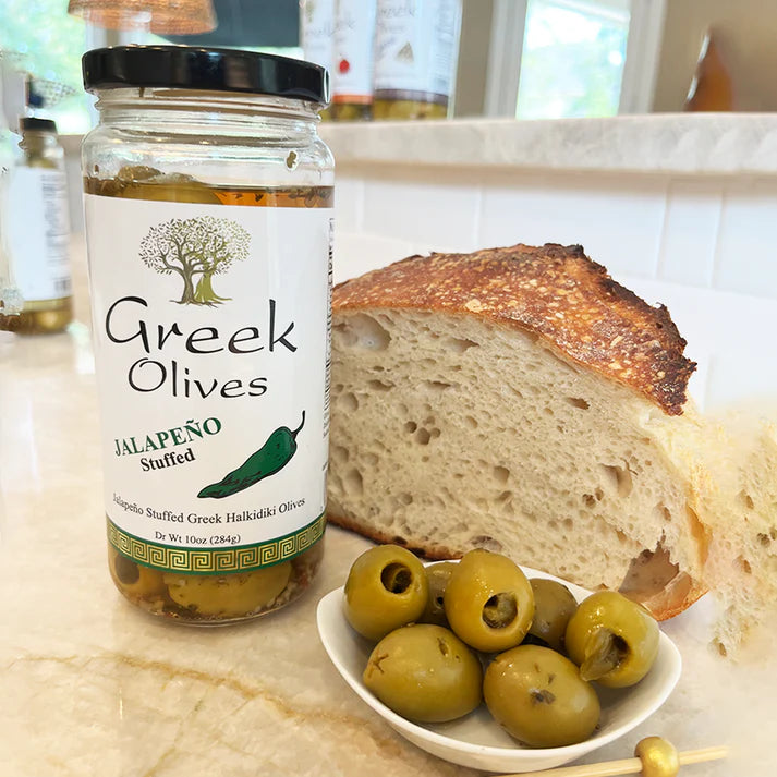 Jalapeño Stuffed Greek Olives