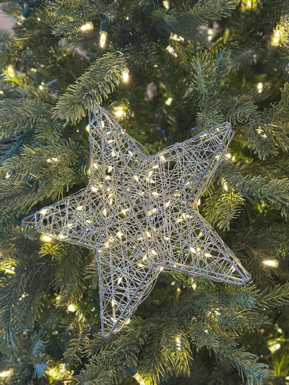 12" Warm 3D Lighted Star
