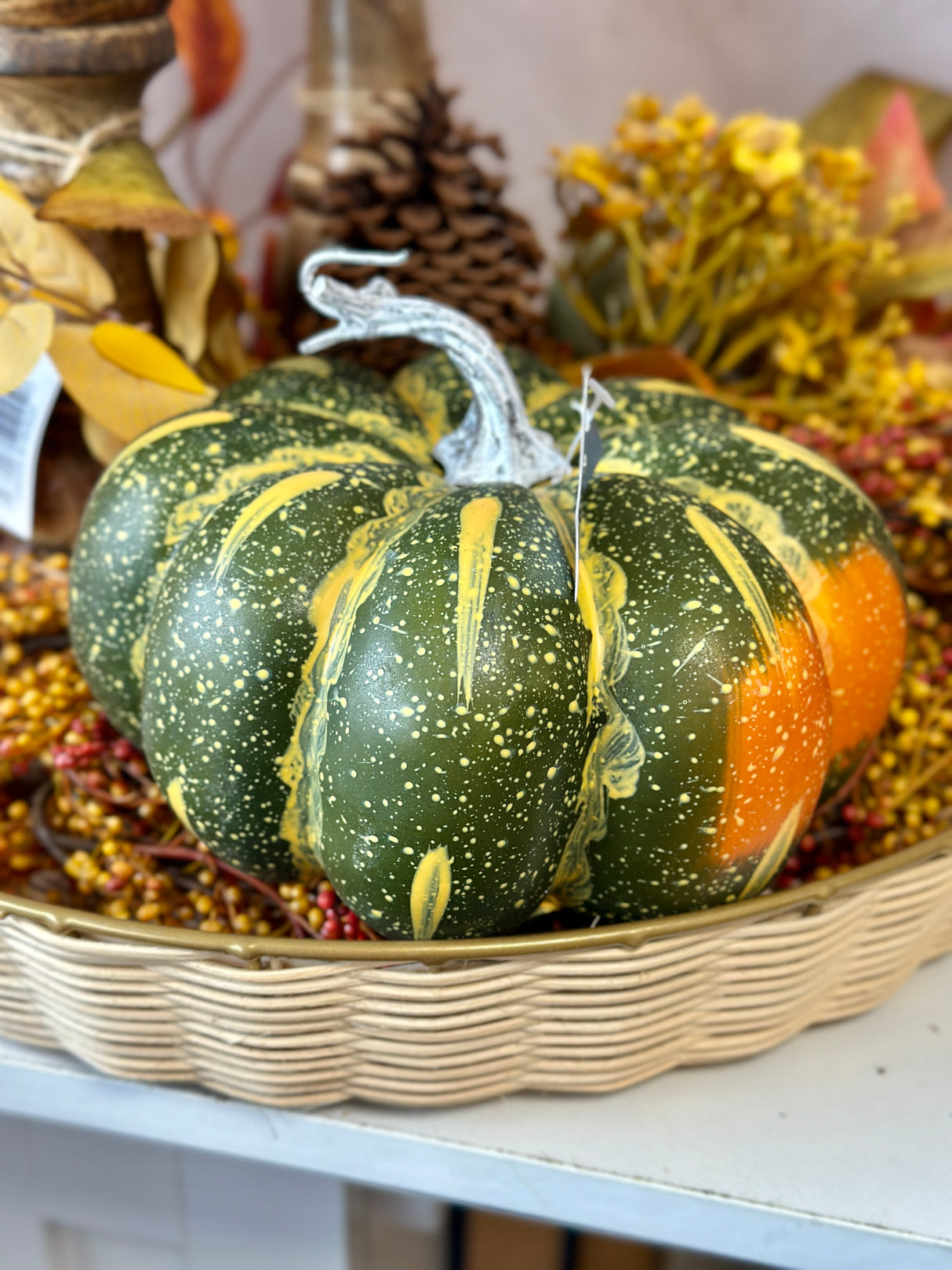 Fall Fun Green Pumpkin