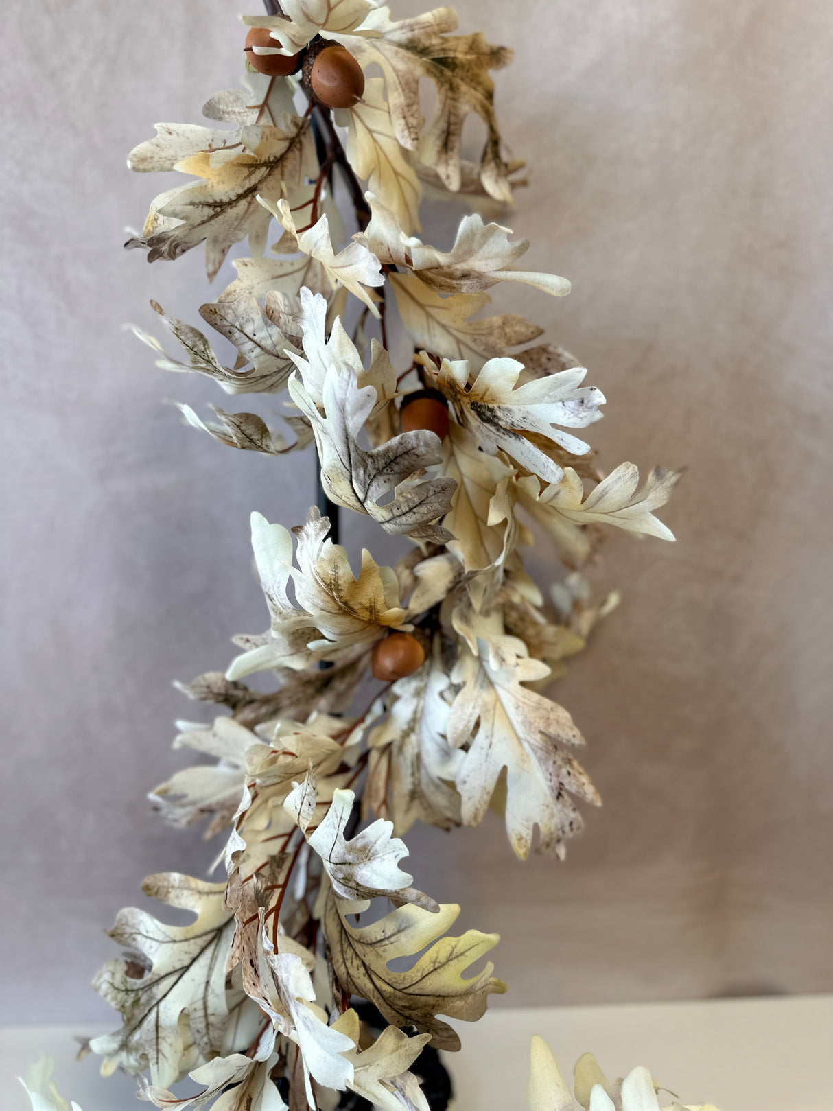 48" Acorn Oak Leaf Garland