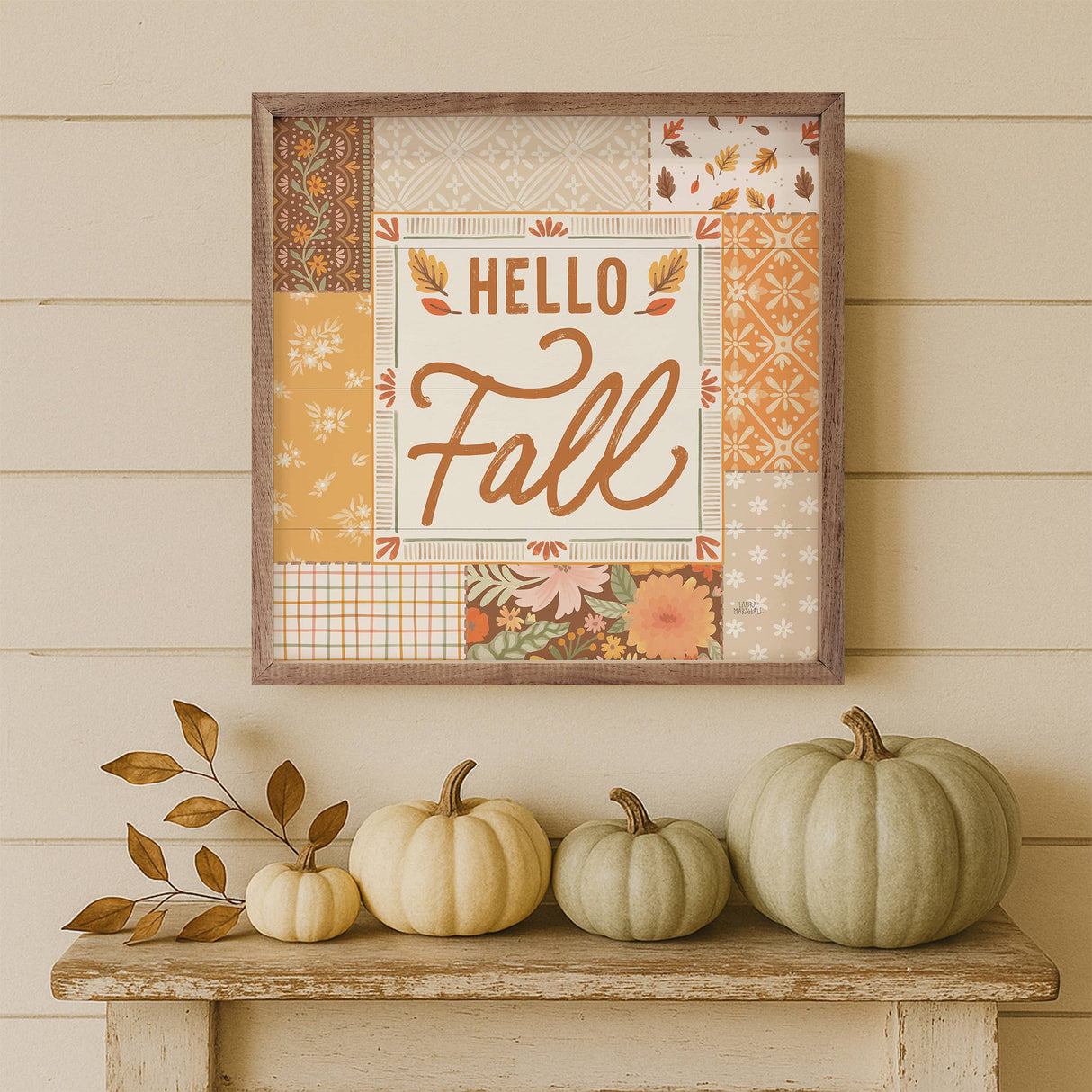 Blooming Autumn II Wood Art