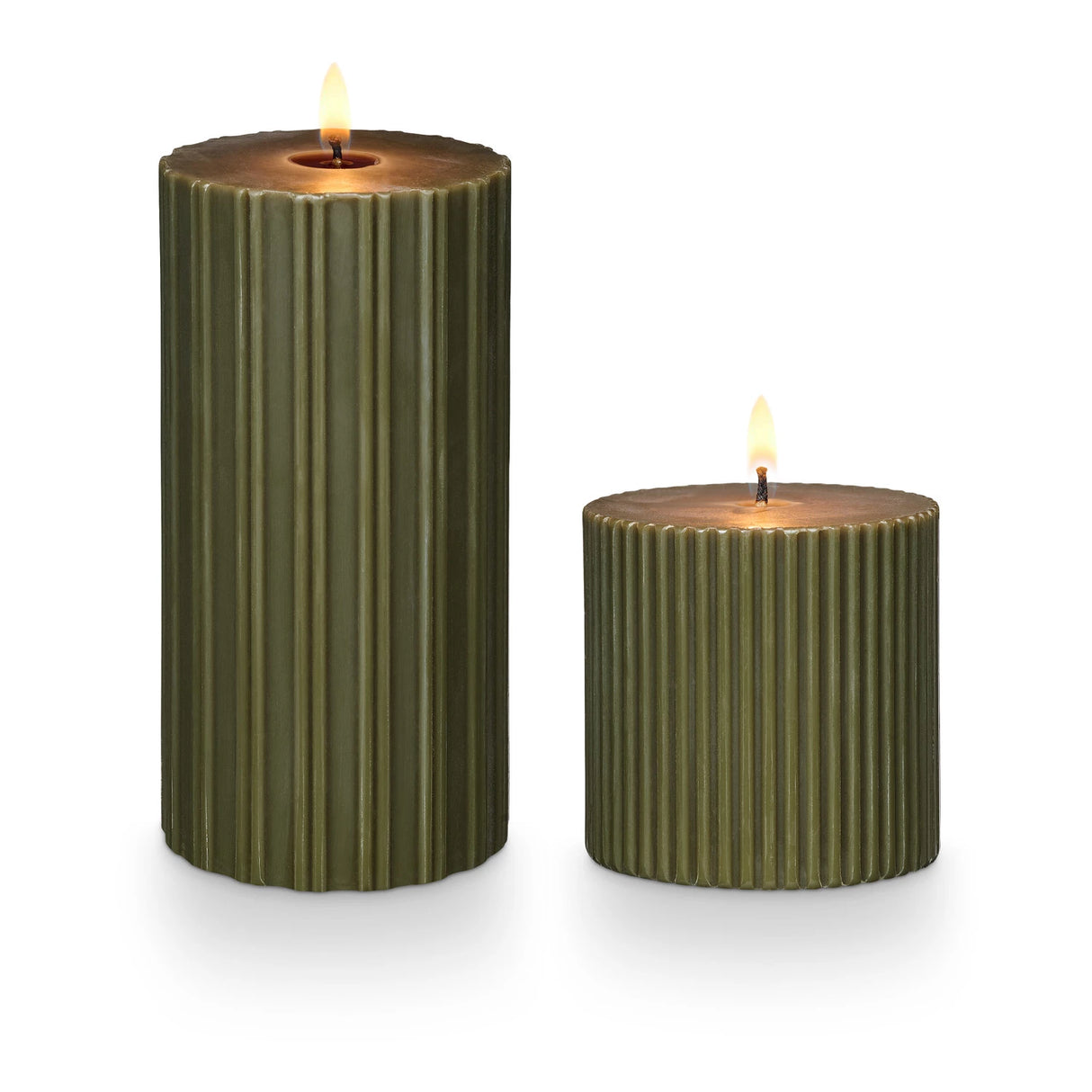 Balsam & Cedar Fragranced Pillar Candle -2 Sizes