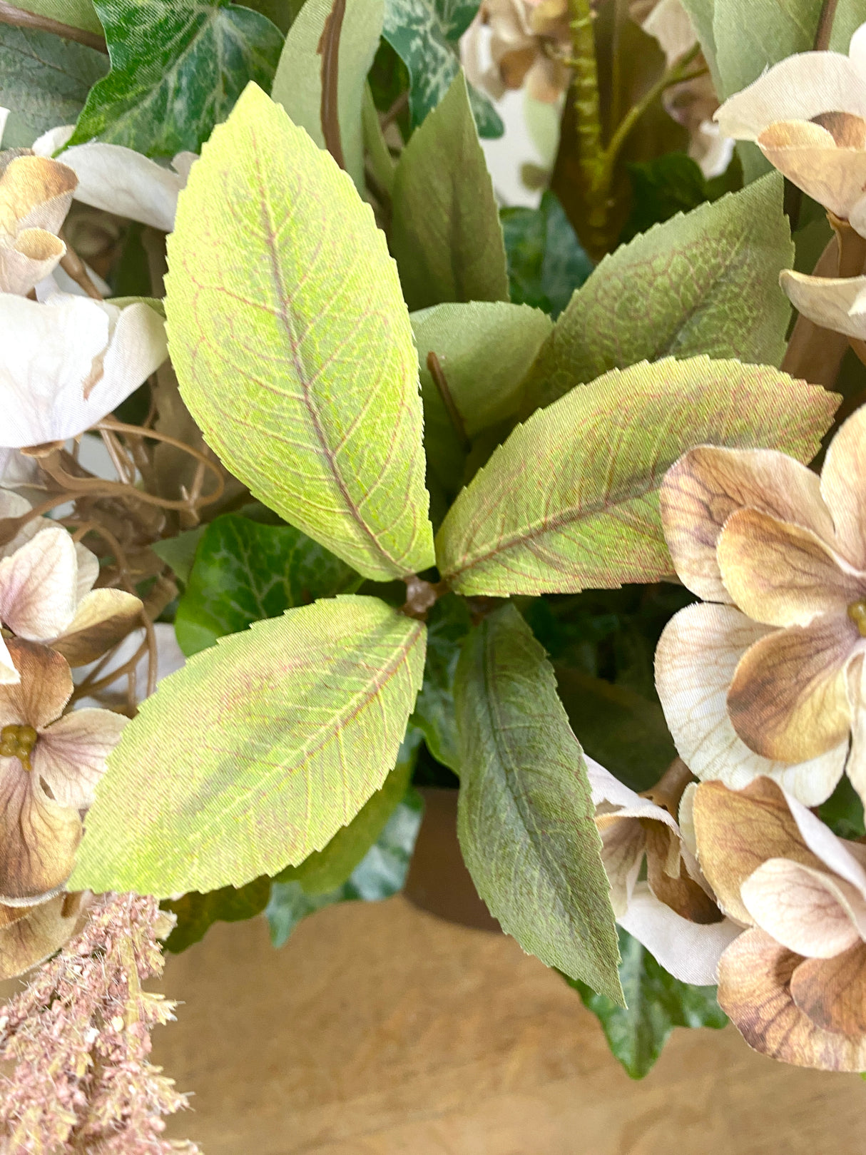 25" Autumn Abundance Porch Sitter
