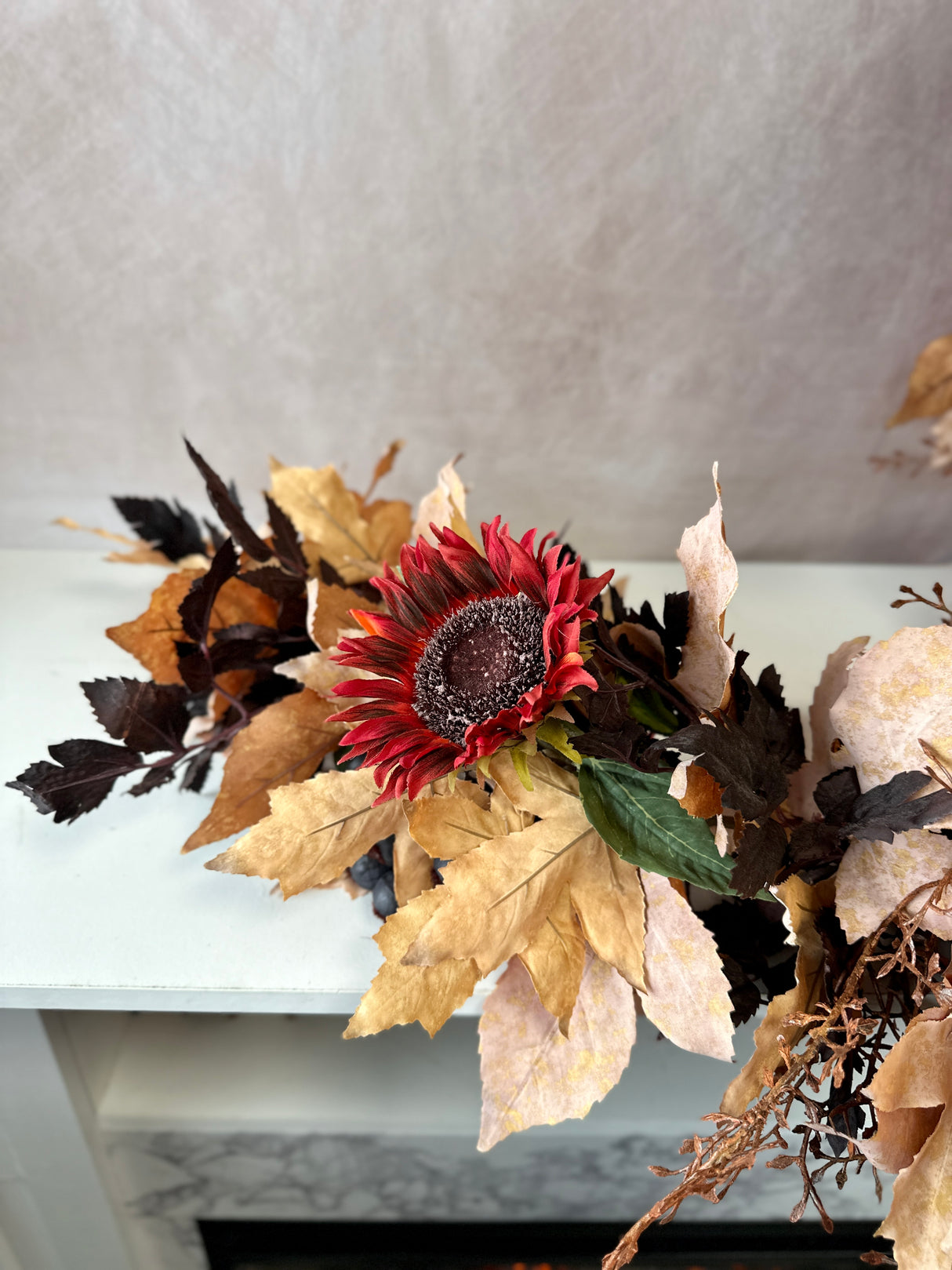 68" Autumn Darkness Garland
