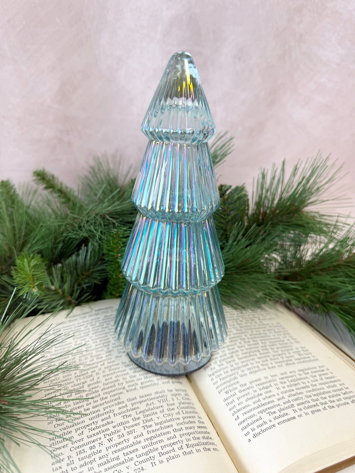 9" Colmar Glass Tree