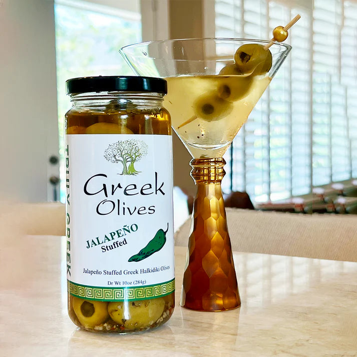 Jalapeño Stuffed Greek Olives