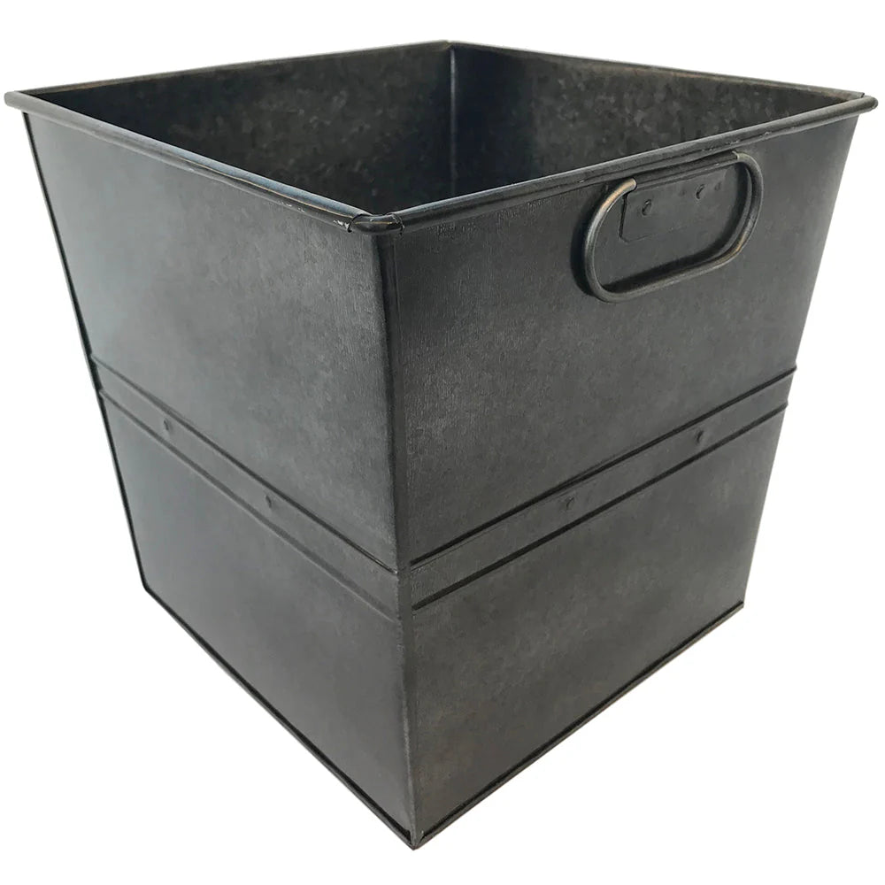 Judy Galvanized Platinum Planter