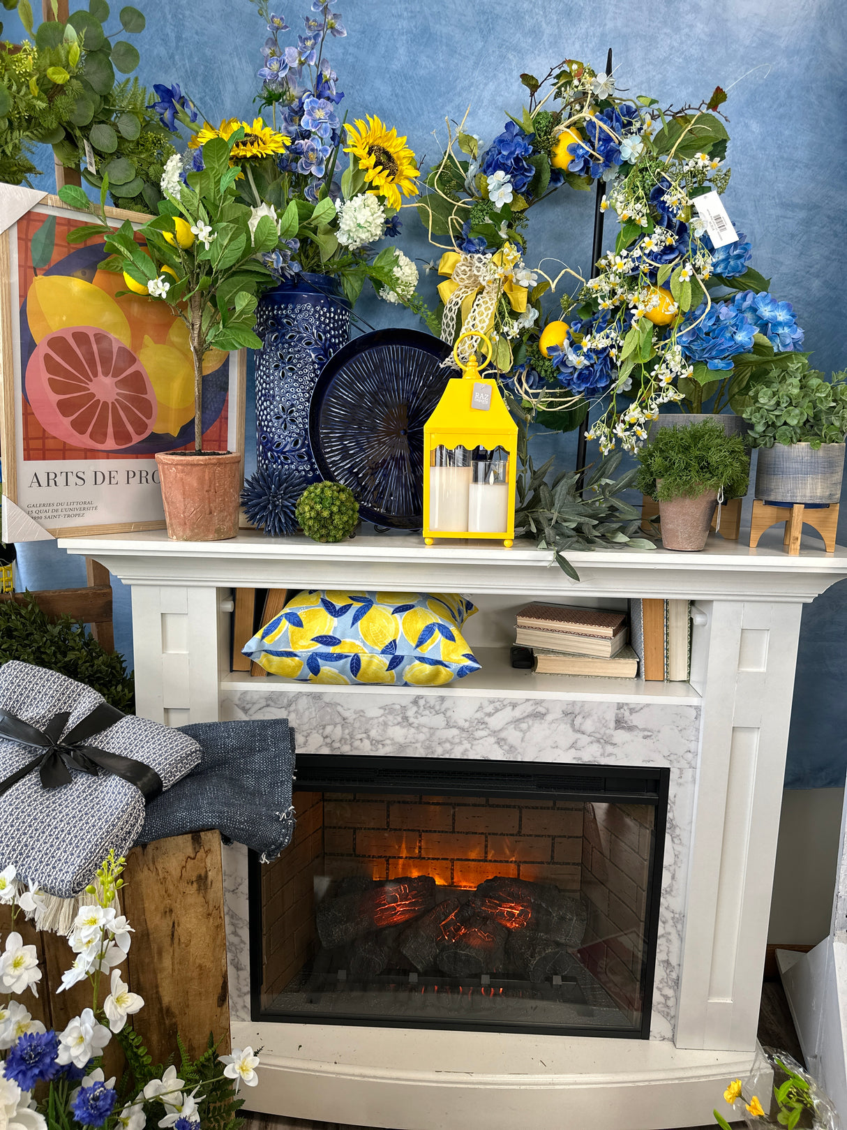 Small Yellow Iron Lantern