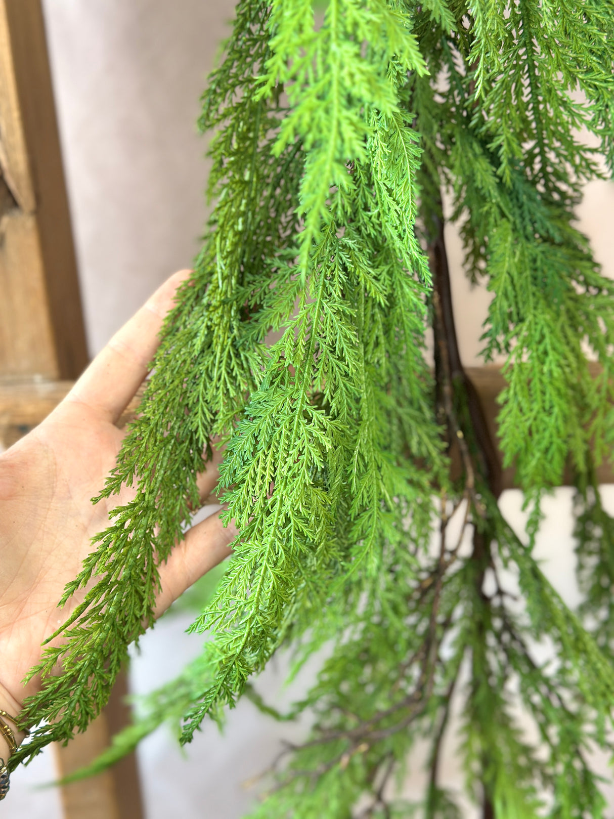 72" Winter Cypress Pine Garland