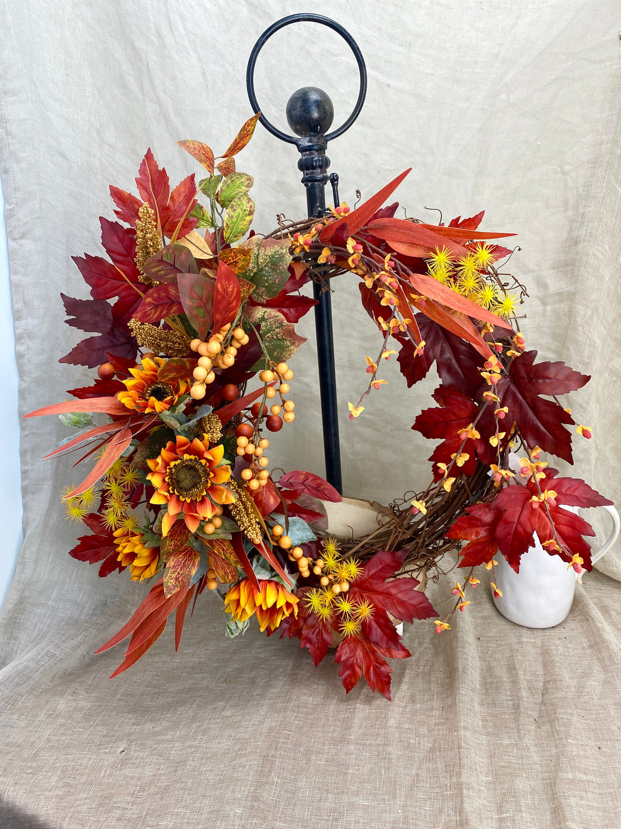 25" Beautiful Fall Day Wreath