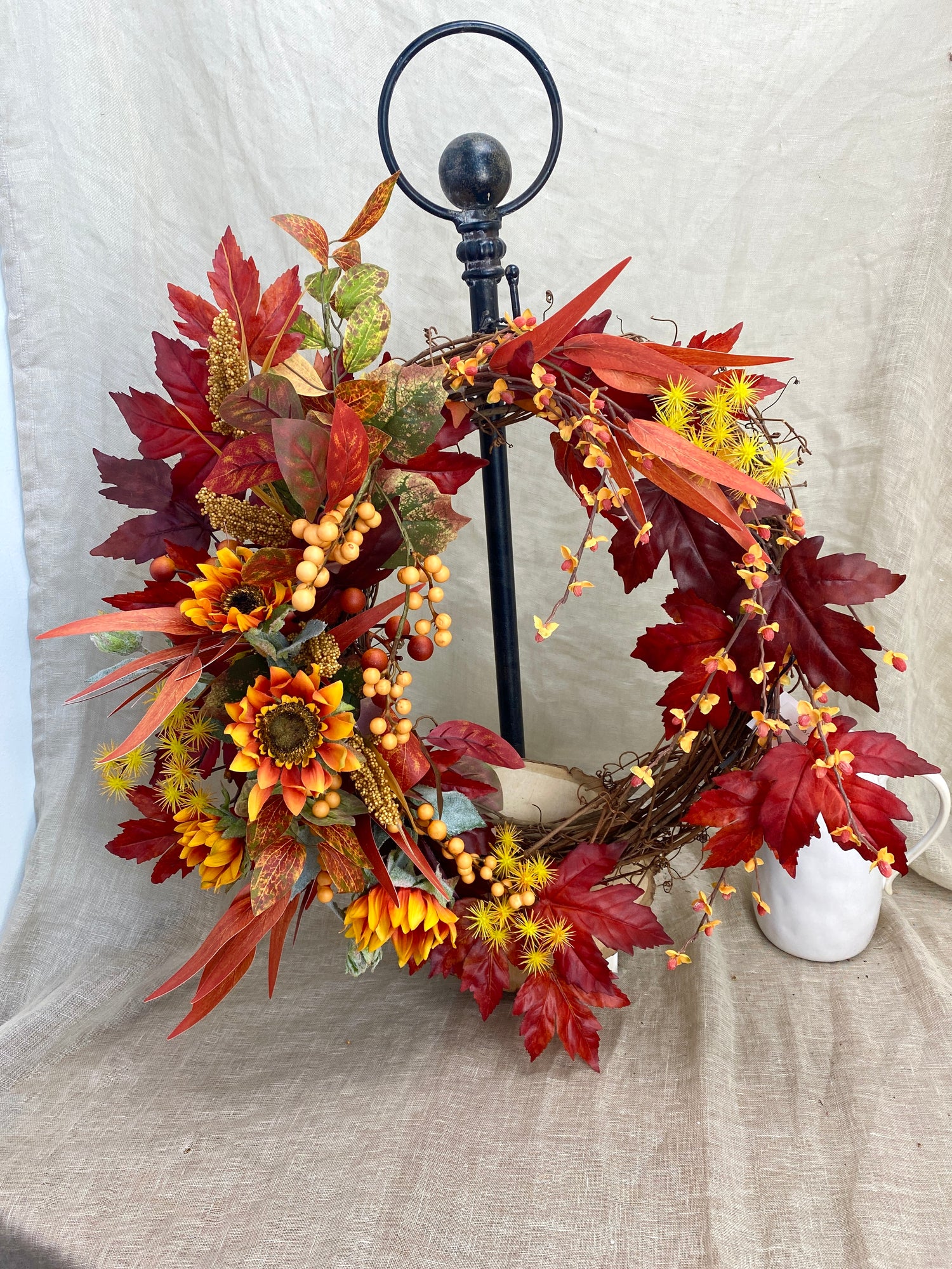 25" Beautiful Fall Day Wreath