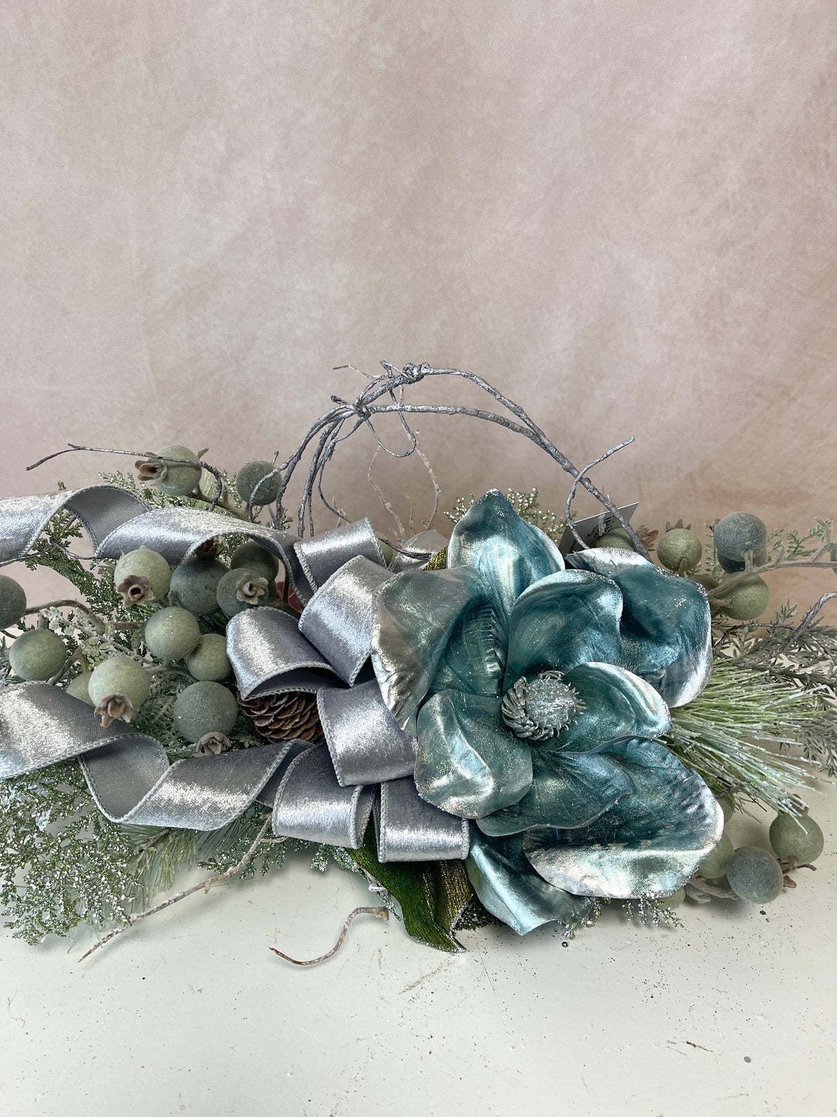 23" Blue December Swag