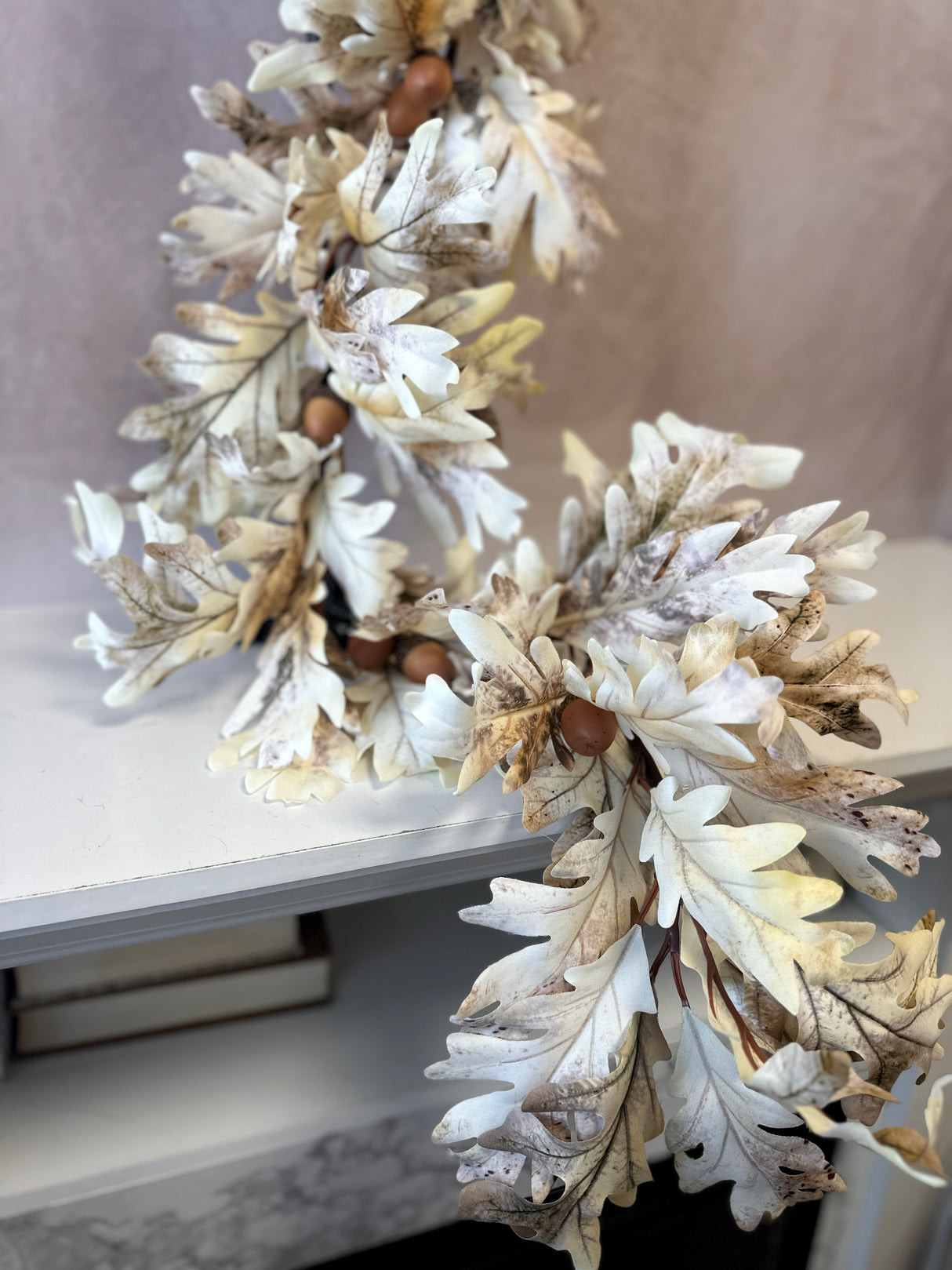 48" Acorn Oak Leaf Garland