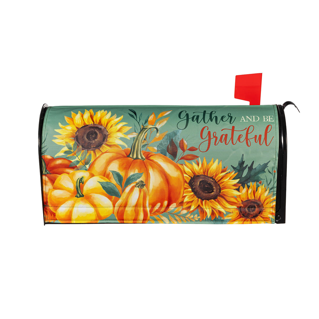 Grateful Gatherings Mailbox Cover
