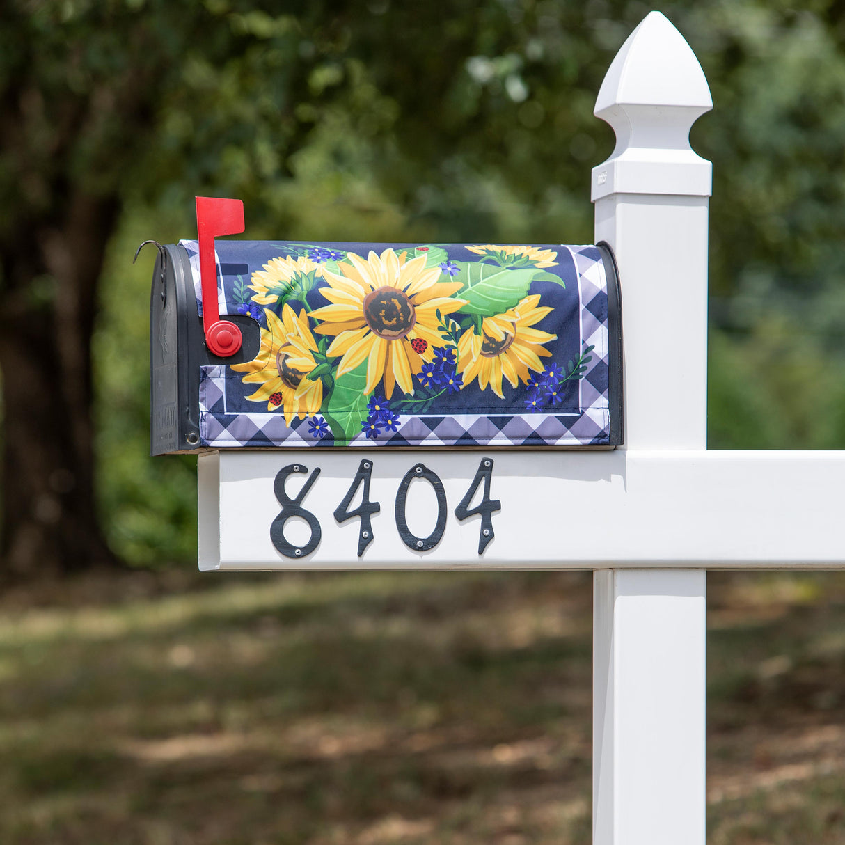 Sunflower Welcome Mailbox Cover