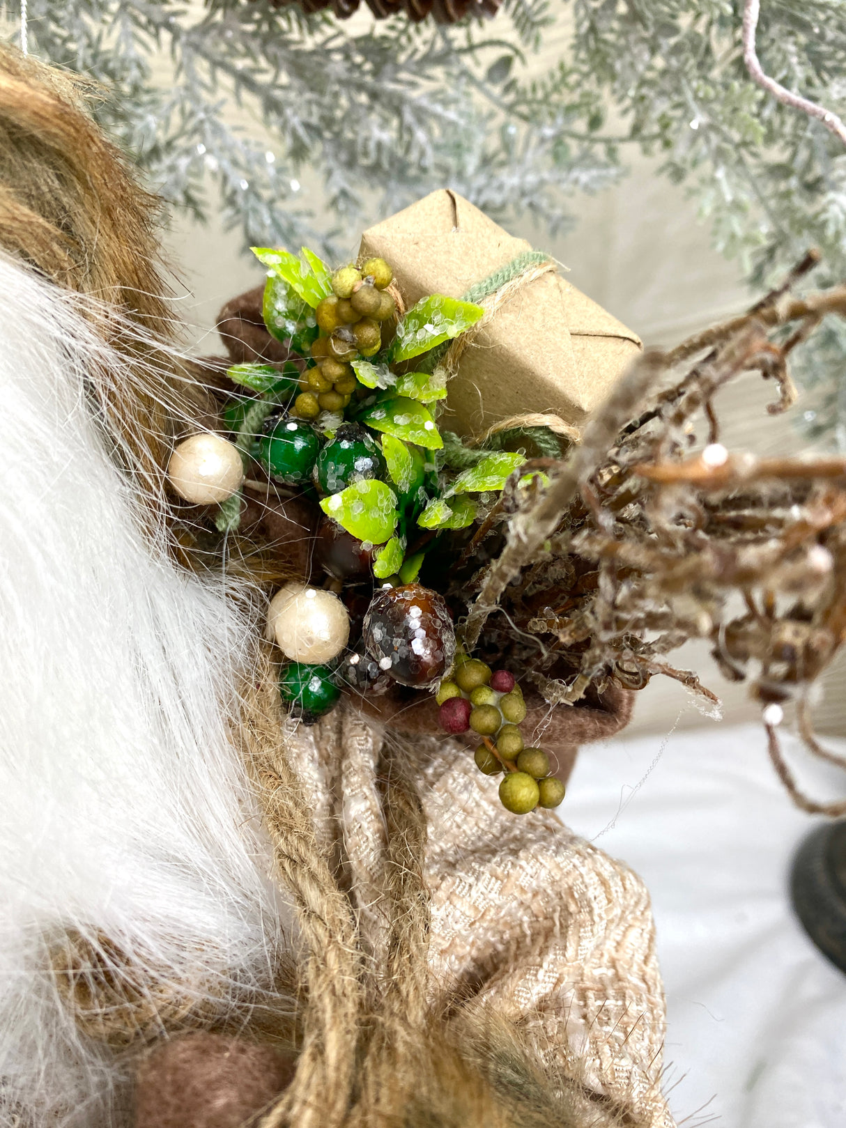 Cabin Christmas Santa