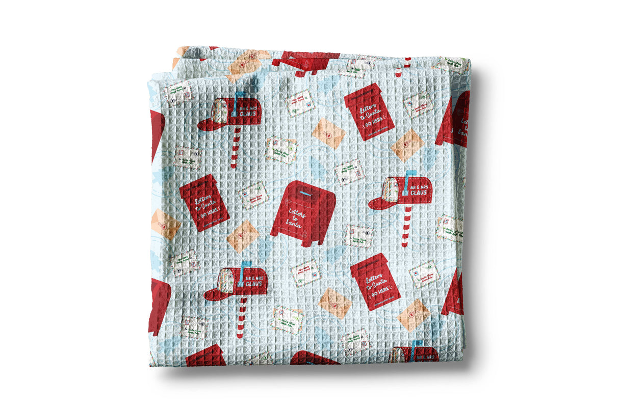 Christmas Letter to Santa Tea Towel