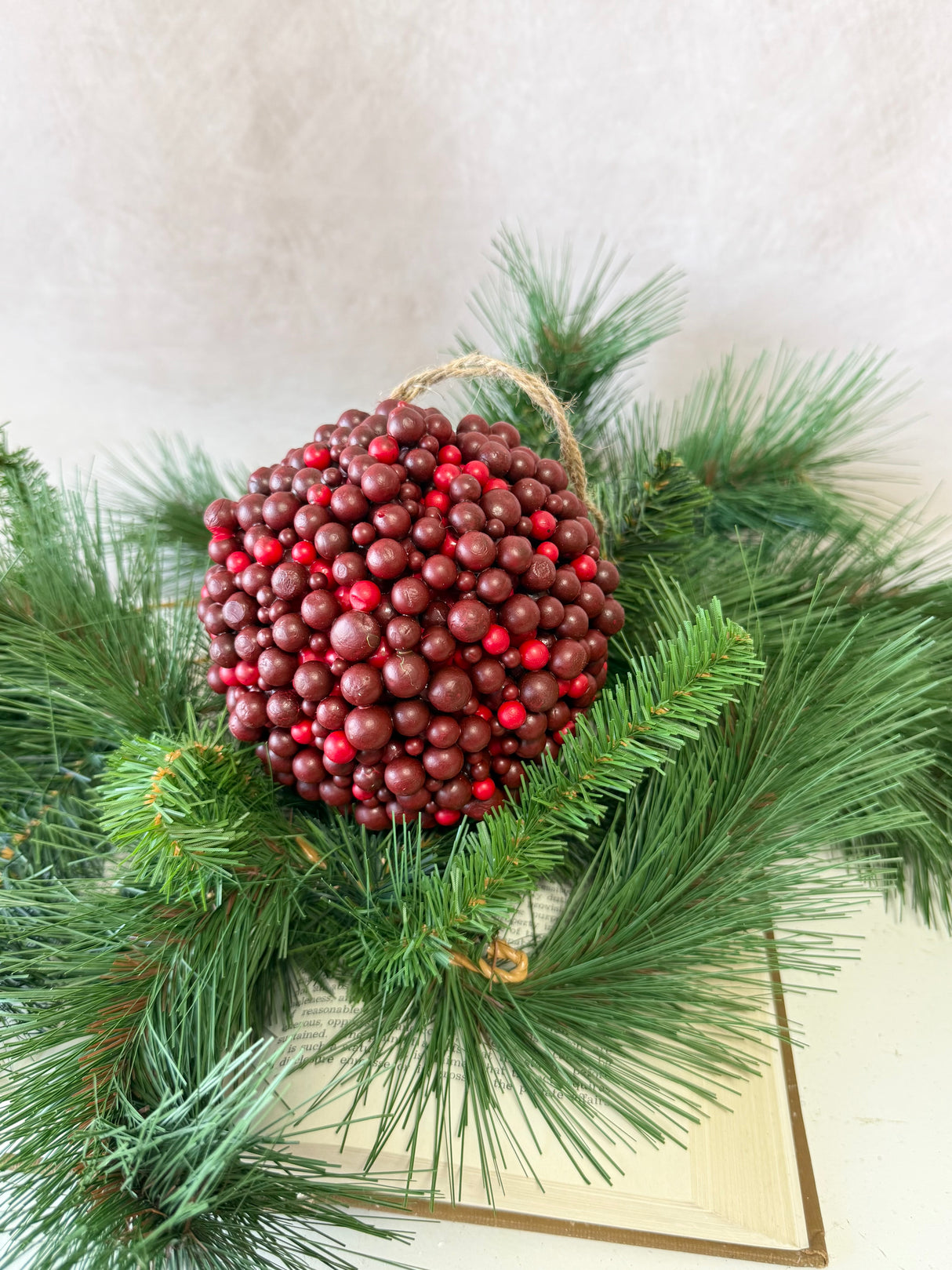 All Is Bright Berry Ball Ornament