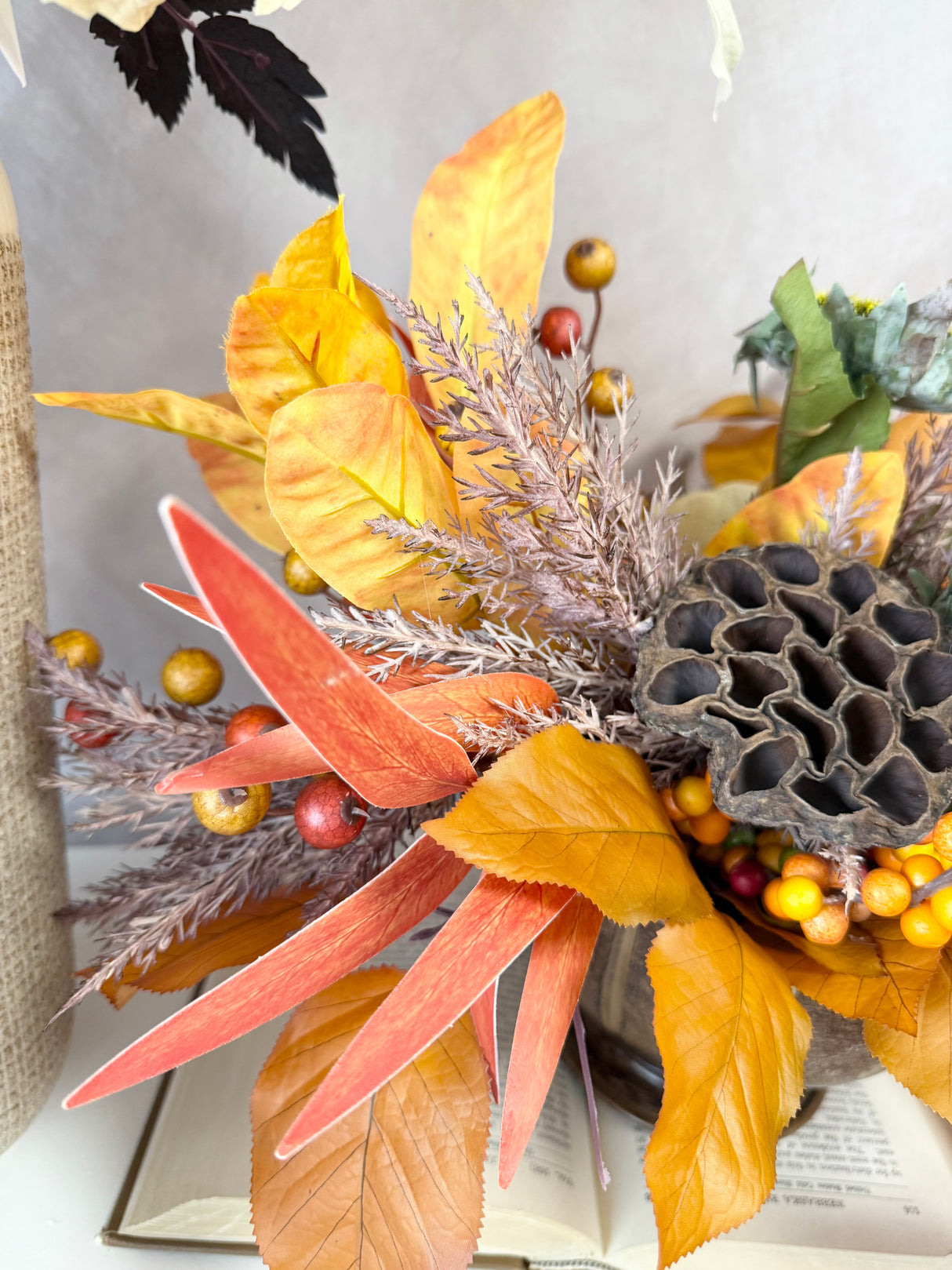 22" Picking the Pumpkin Centerpiece