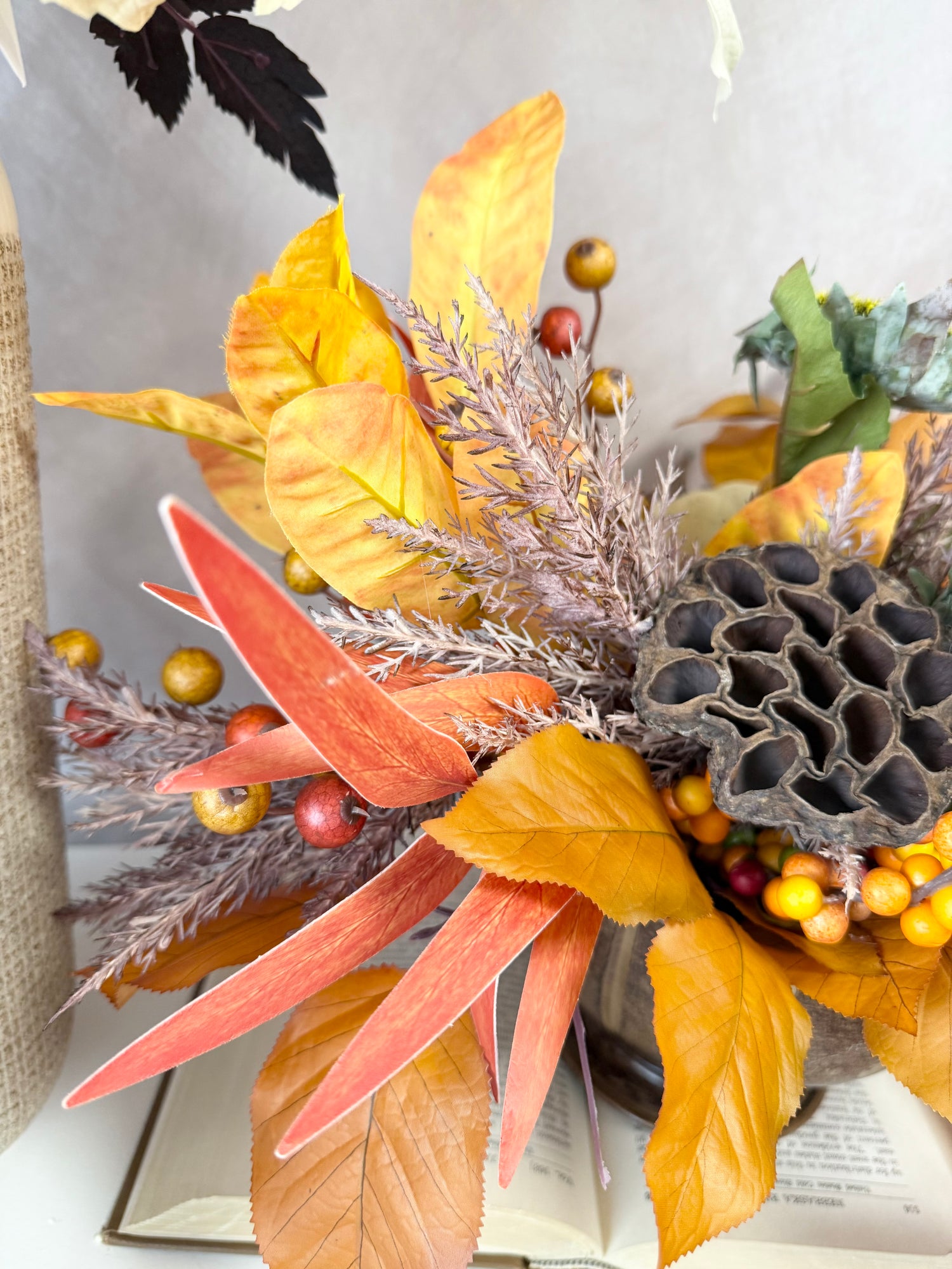 22" Picking the Pumpkin Centerpiece