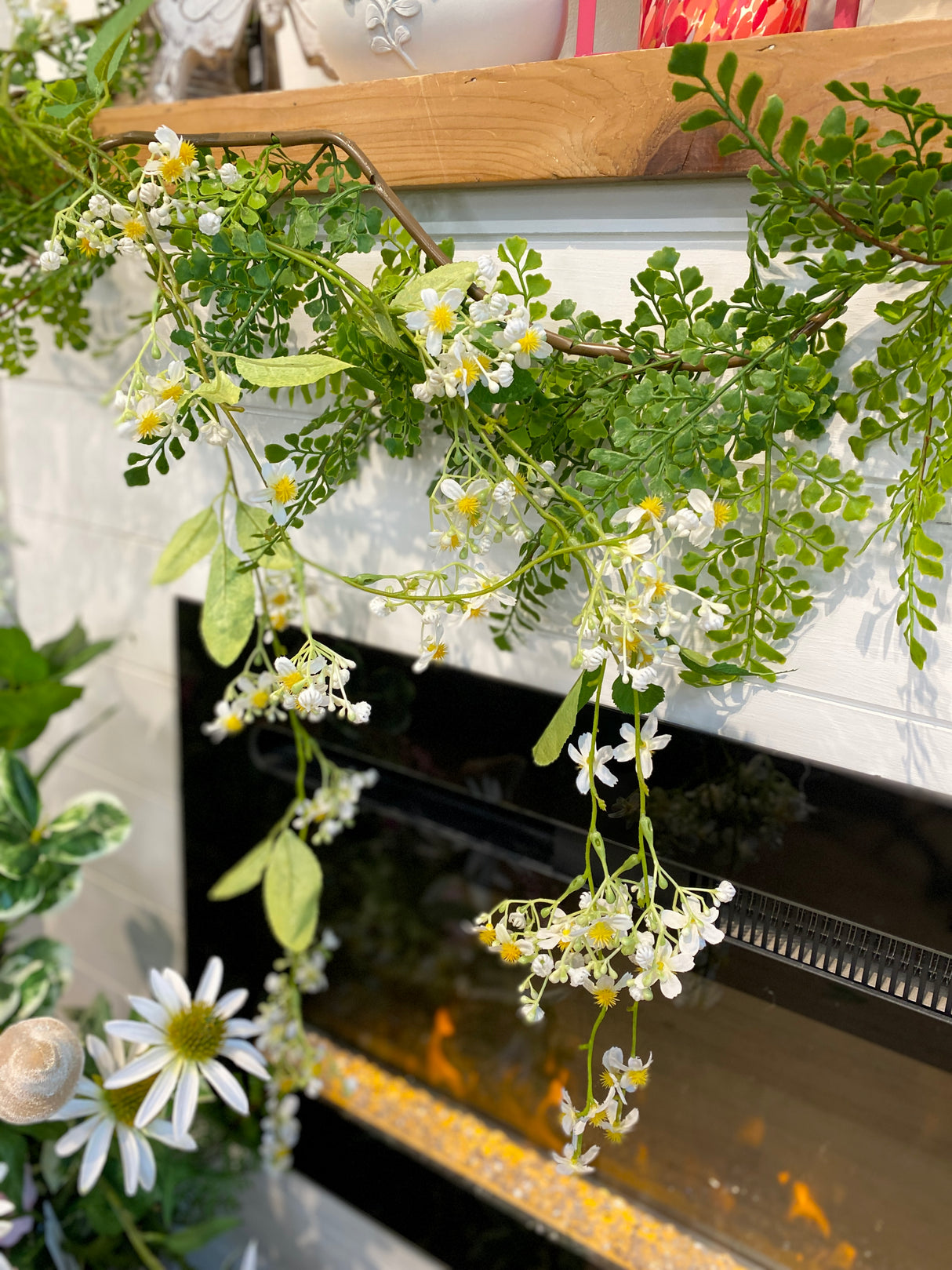 Real Touch Maidenhair Fern Garland