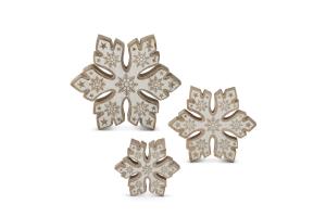 Mango Wood Snowflakes