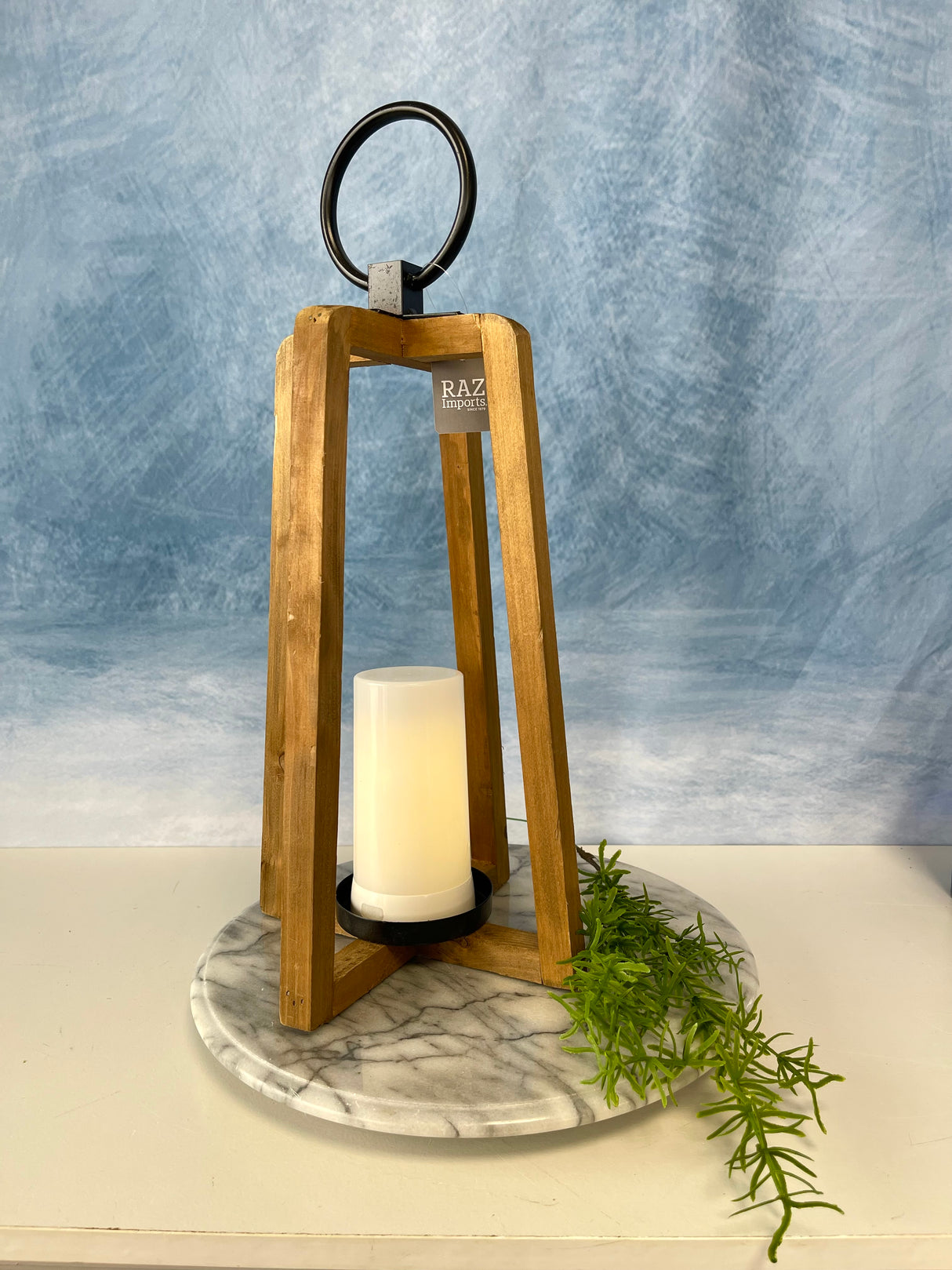 LED Fia Flame Candle - White