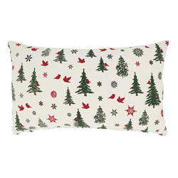 Ivory Christmas Tree Pillow- 2 Sizes