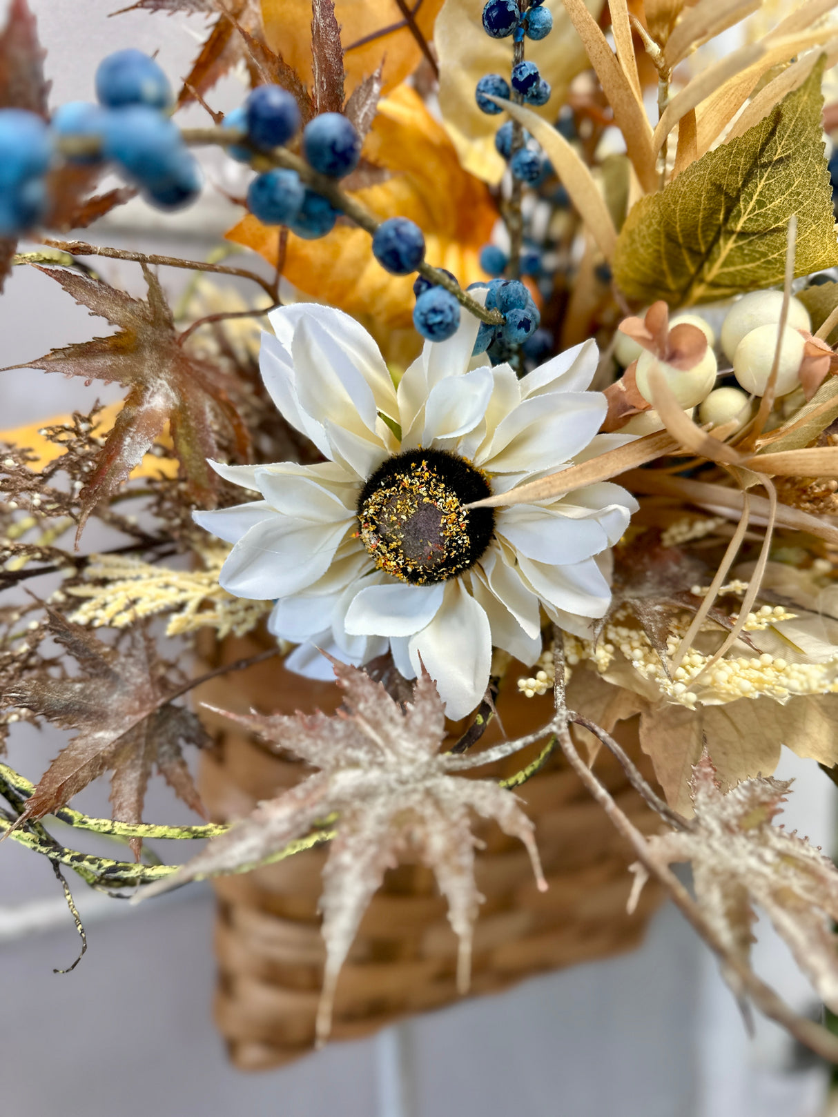 35" Harvest Season Wall Basket