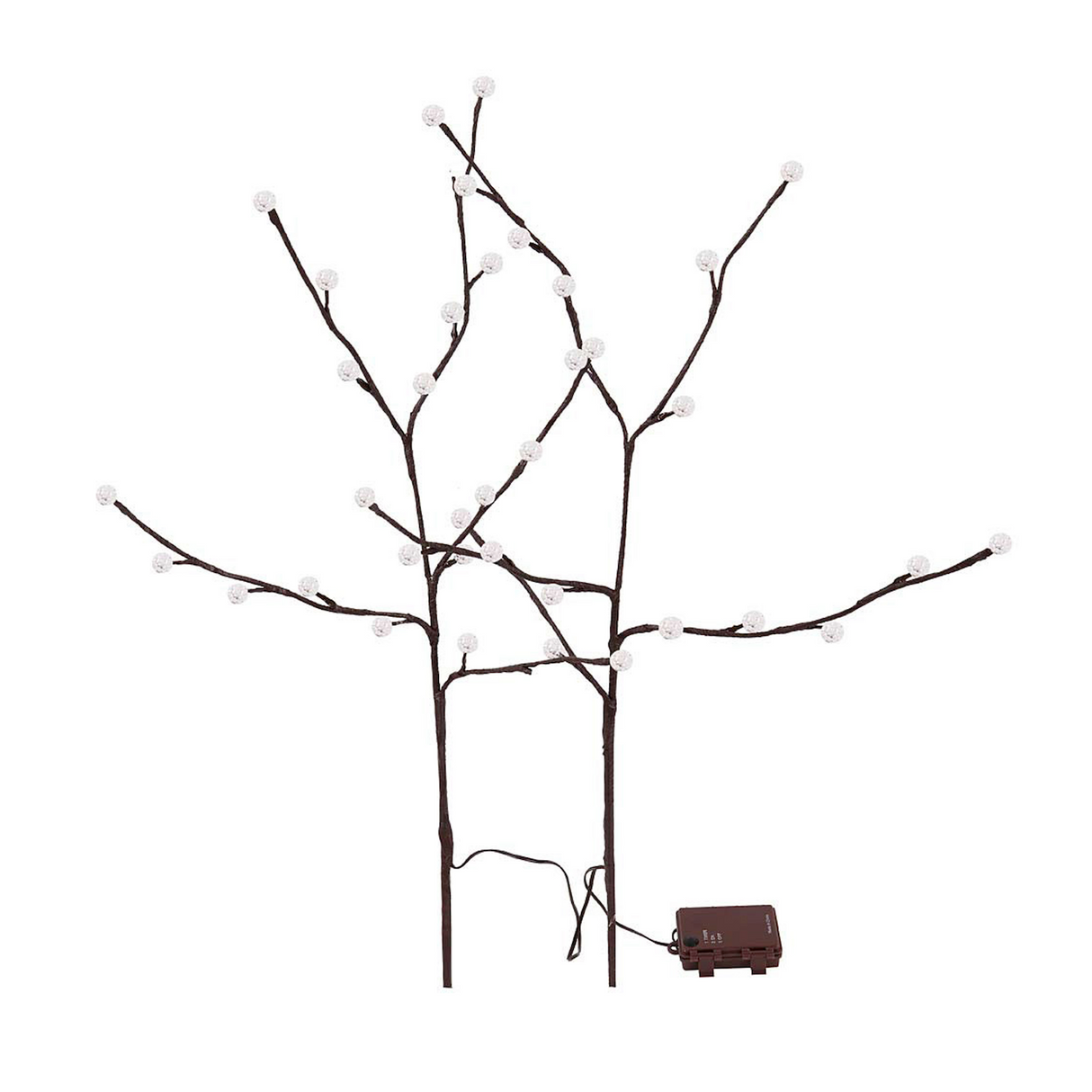Indoor/Outdoor Lighted Mini Globe Branches Set