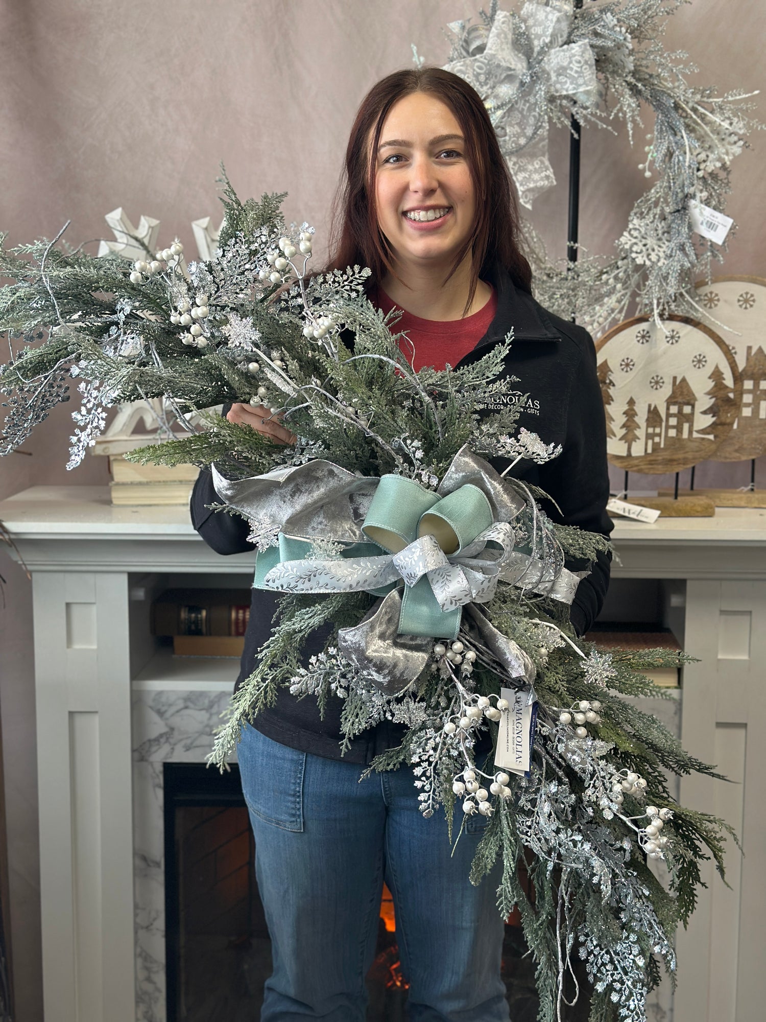 49" Ice Garden Extra Large Swag