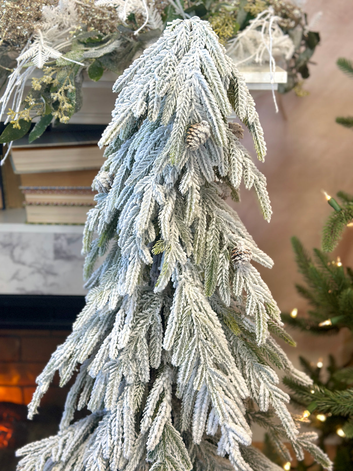 48" Catching Snowflakes Pine Tree
