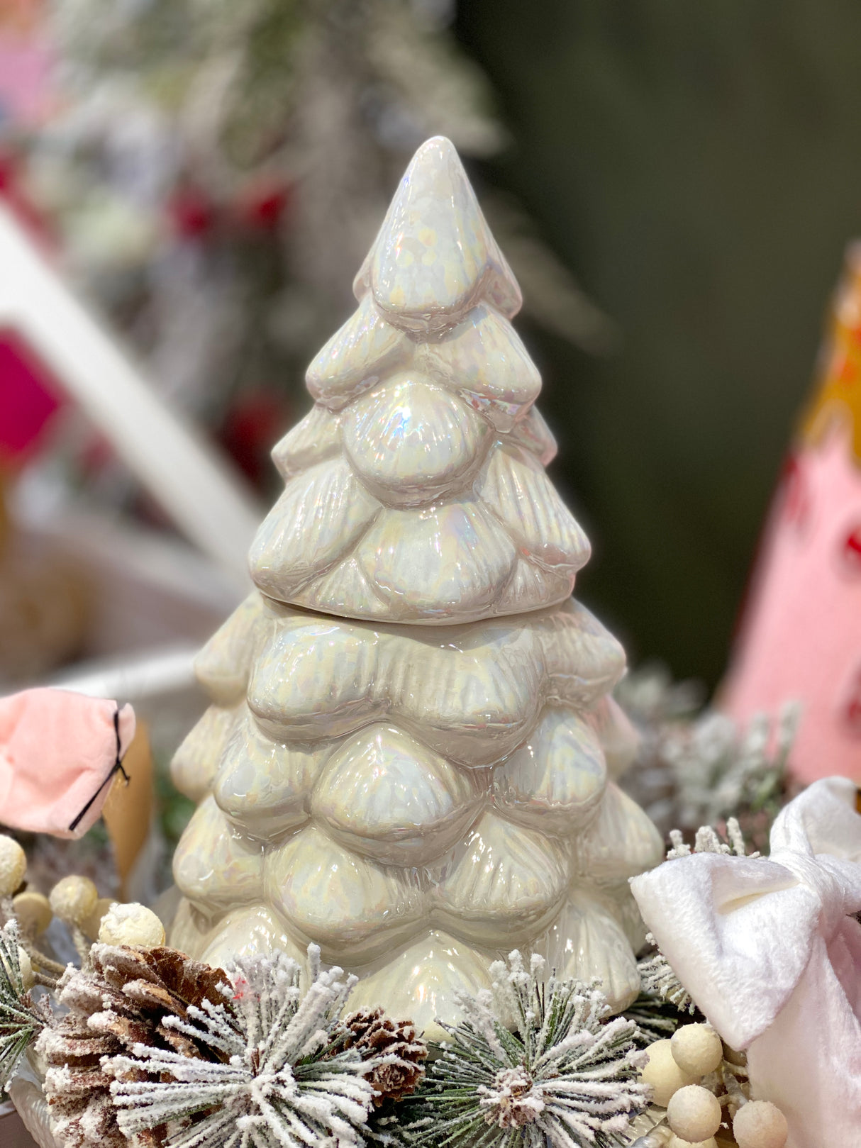 Sweet Grace Holiday Tree Candle