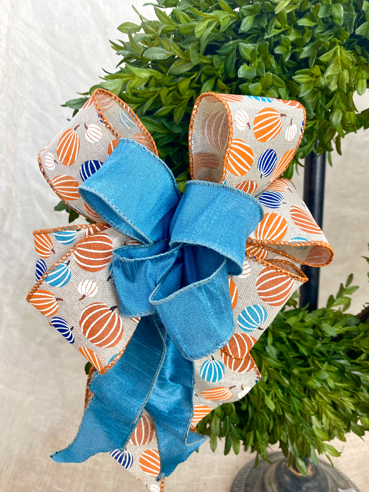 11" Pumpkin Harvest Bow