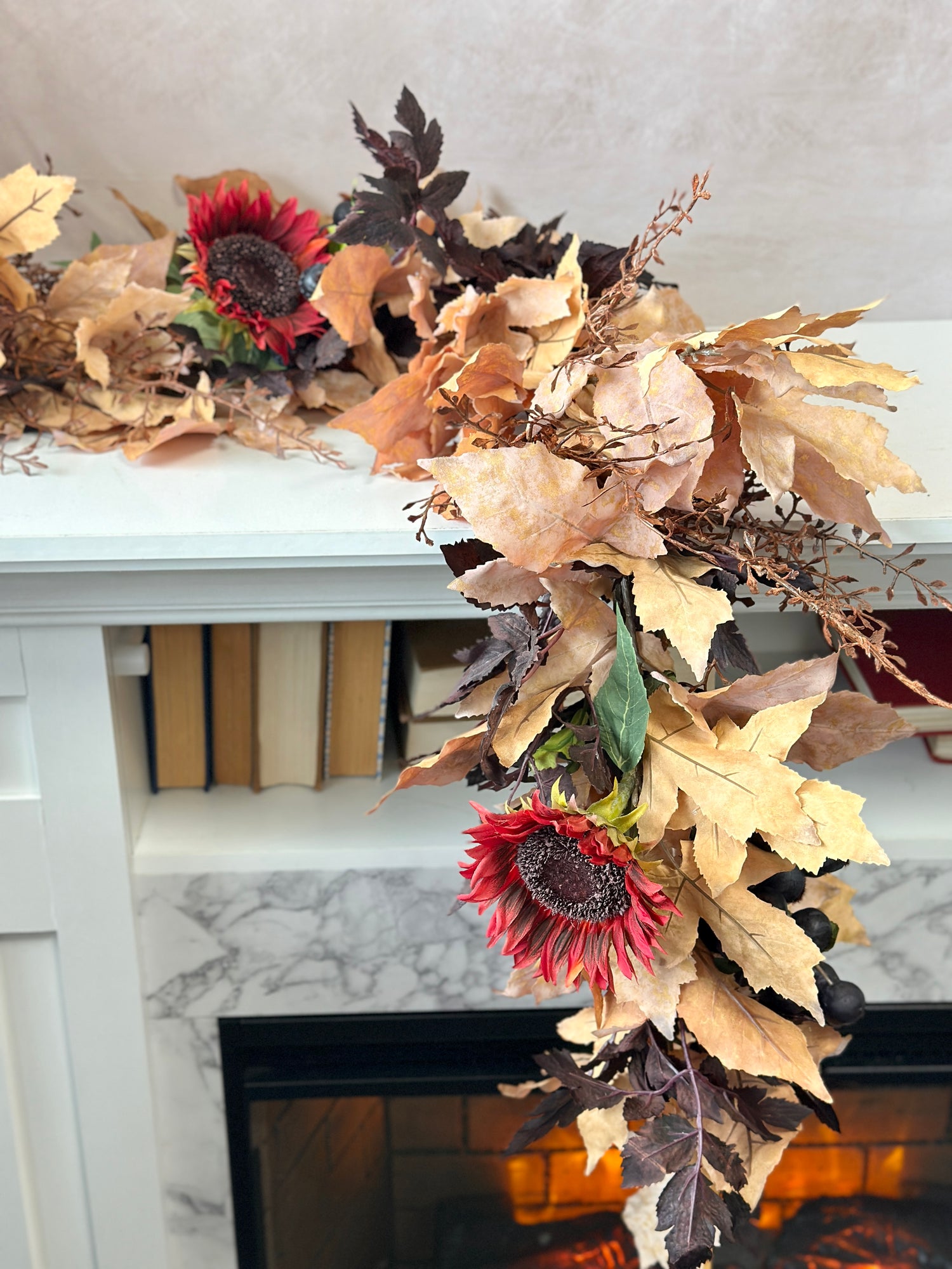 68" Autumn Darkness Garland