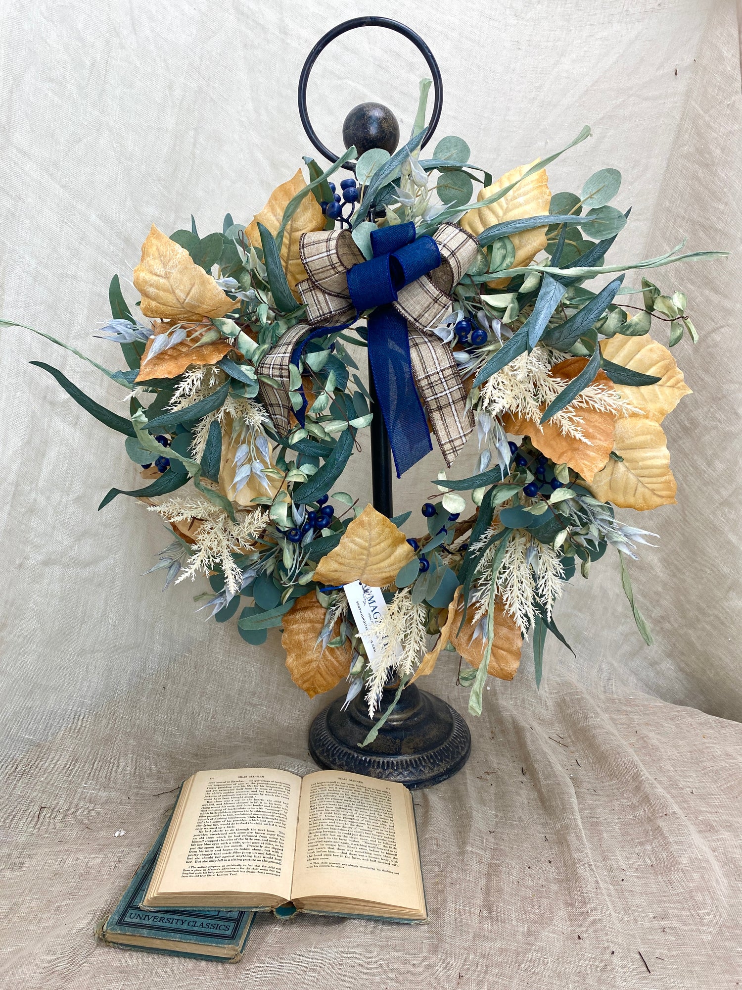 24"Crunchy Leaves Fall Wreath