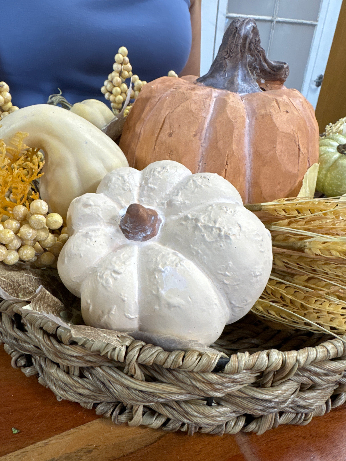 Cream Natural Look Pumpkin