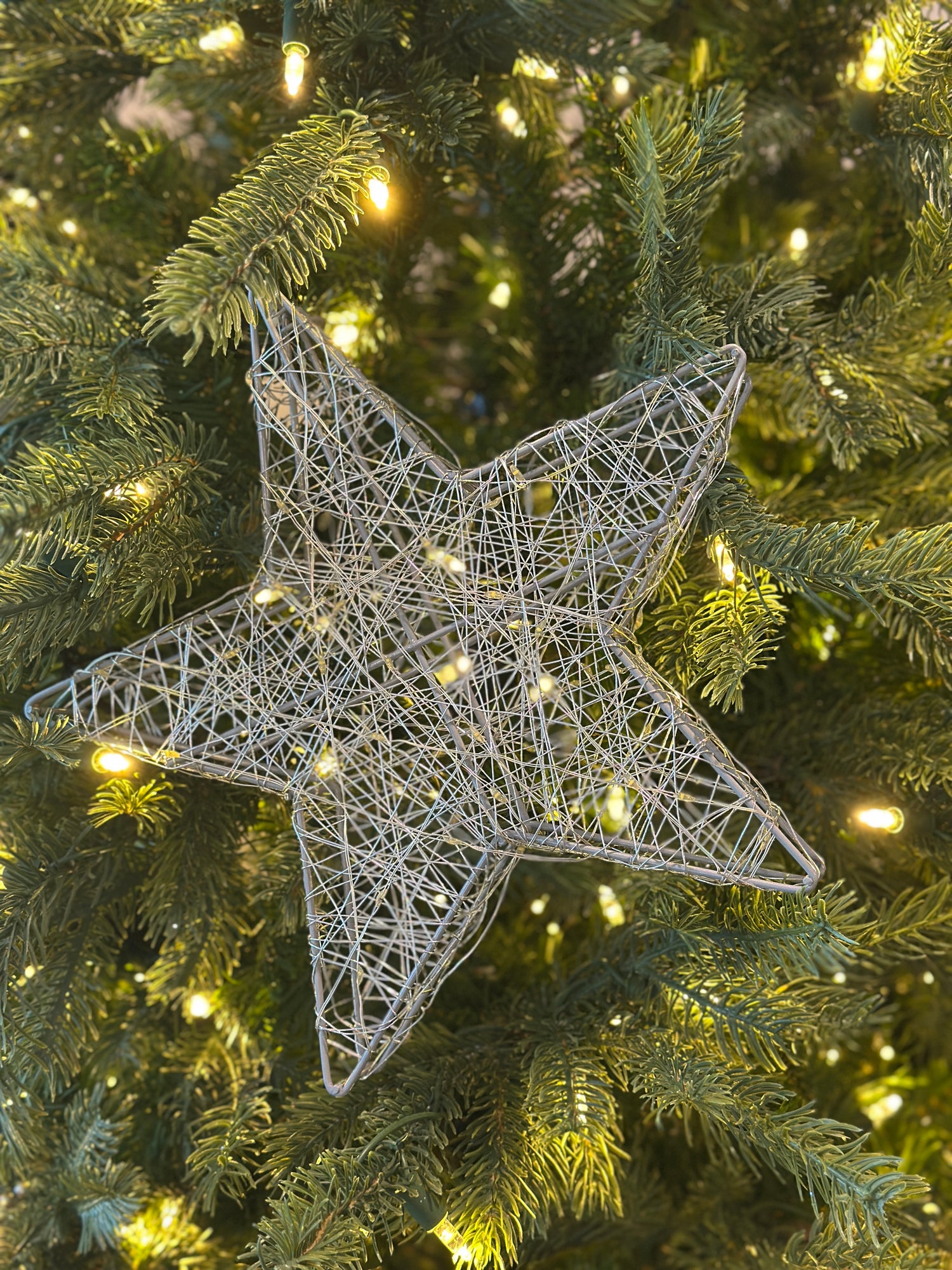 12" Warm 3D Lighted Star