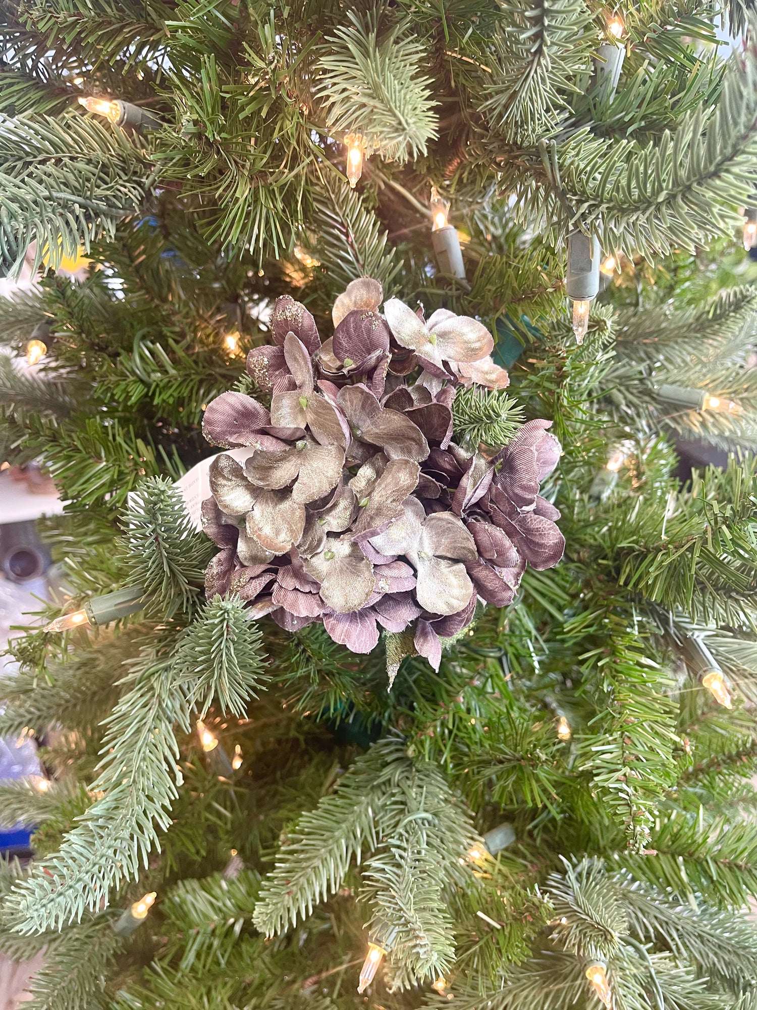 Platinum Holiday Hydrangea Spray